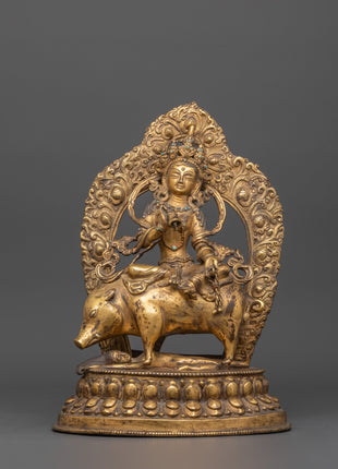 Antique Gold Marichi Statue