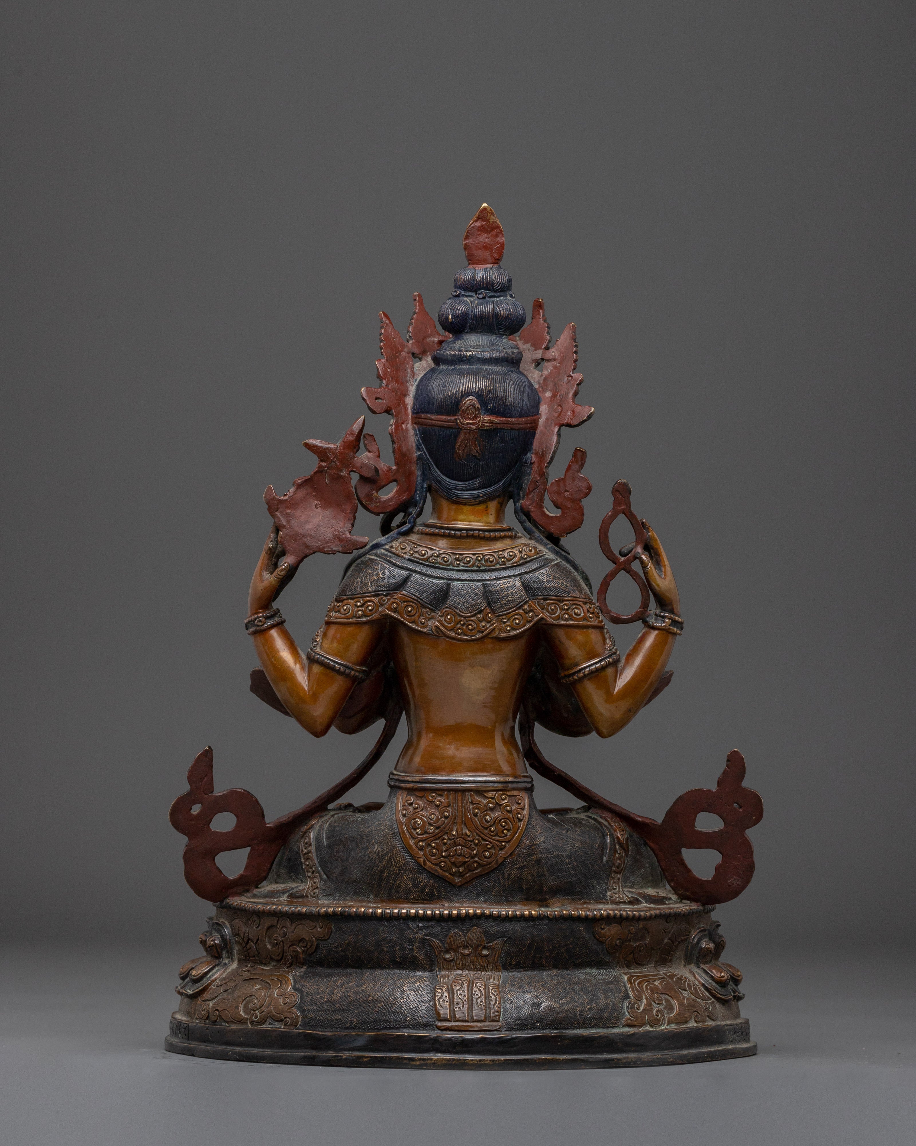 Handcrafted Chenrezig Bodhisattva statue | Symbol of Compassion and Wisdom