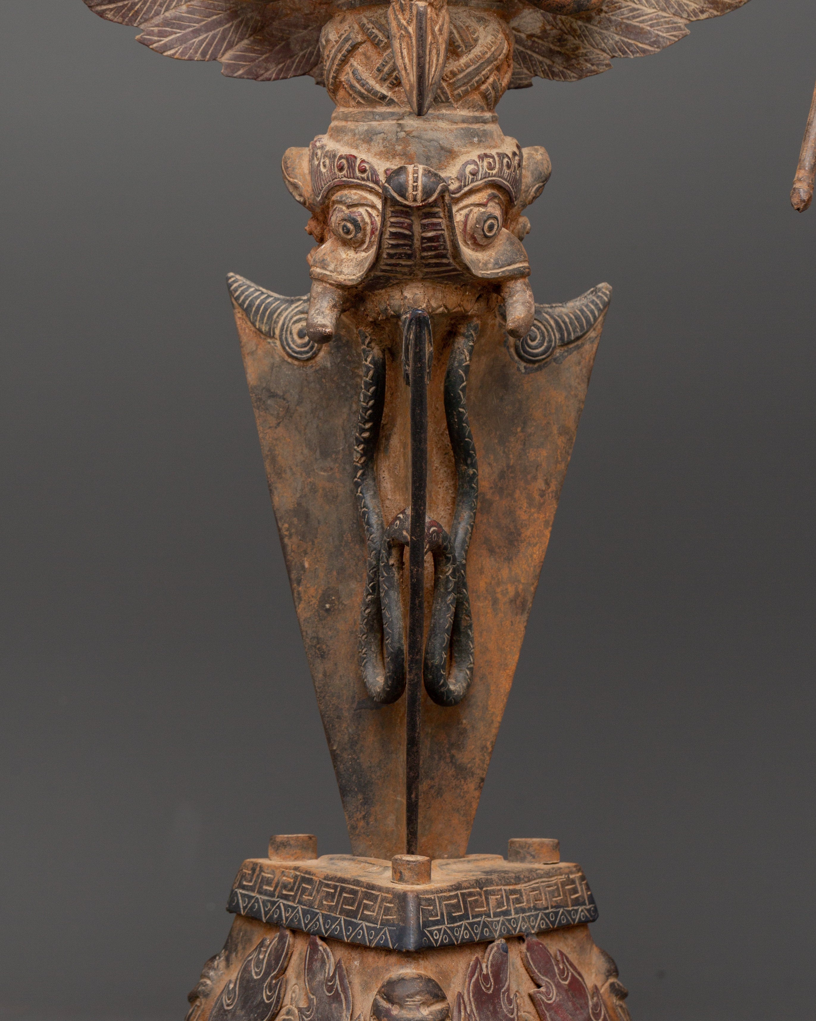 Vajrakilaya Phurba Statue | Wrathful Tibetan Guardian Deity