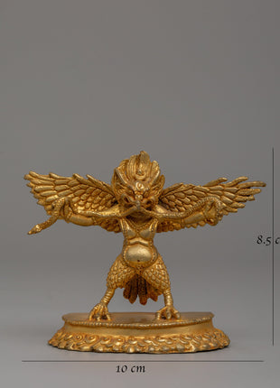 Garuda God of strength Statue for Dharma | 8.5 cm Tall Figurine