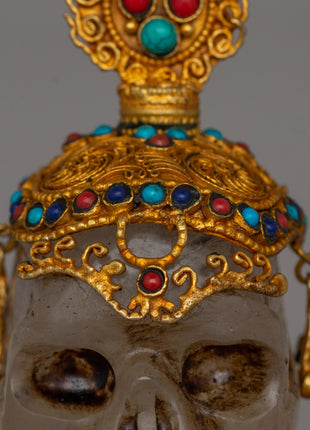 Spiritual Decor Skull Head | Symbol of Mortality and Transformation