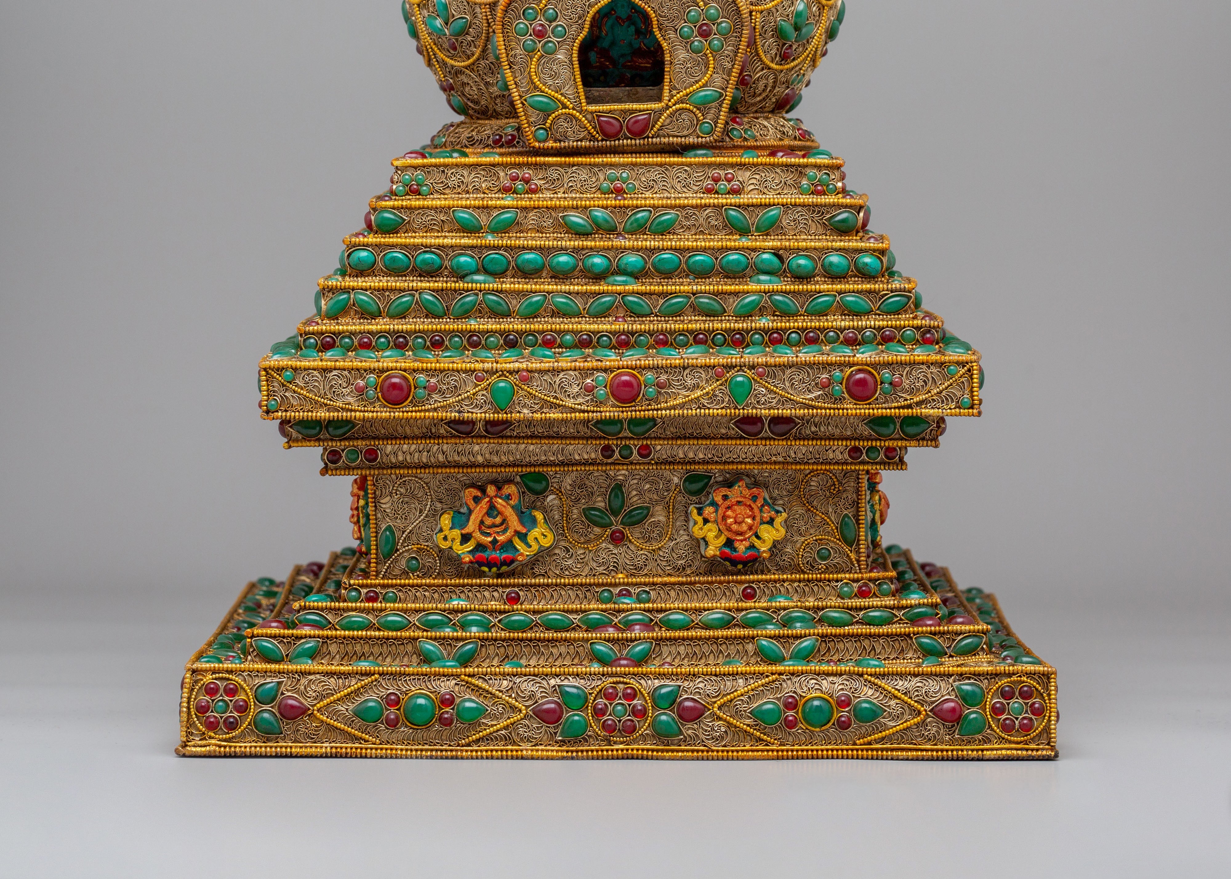 Buddhist Ritual Enlightenment Stupa | Himalayan Shrine Decor