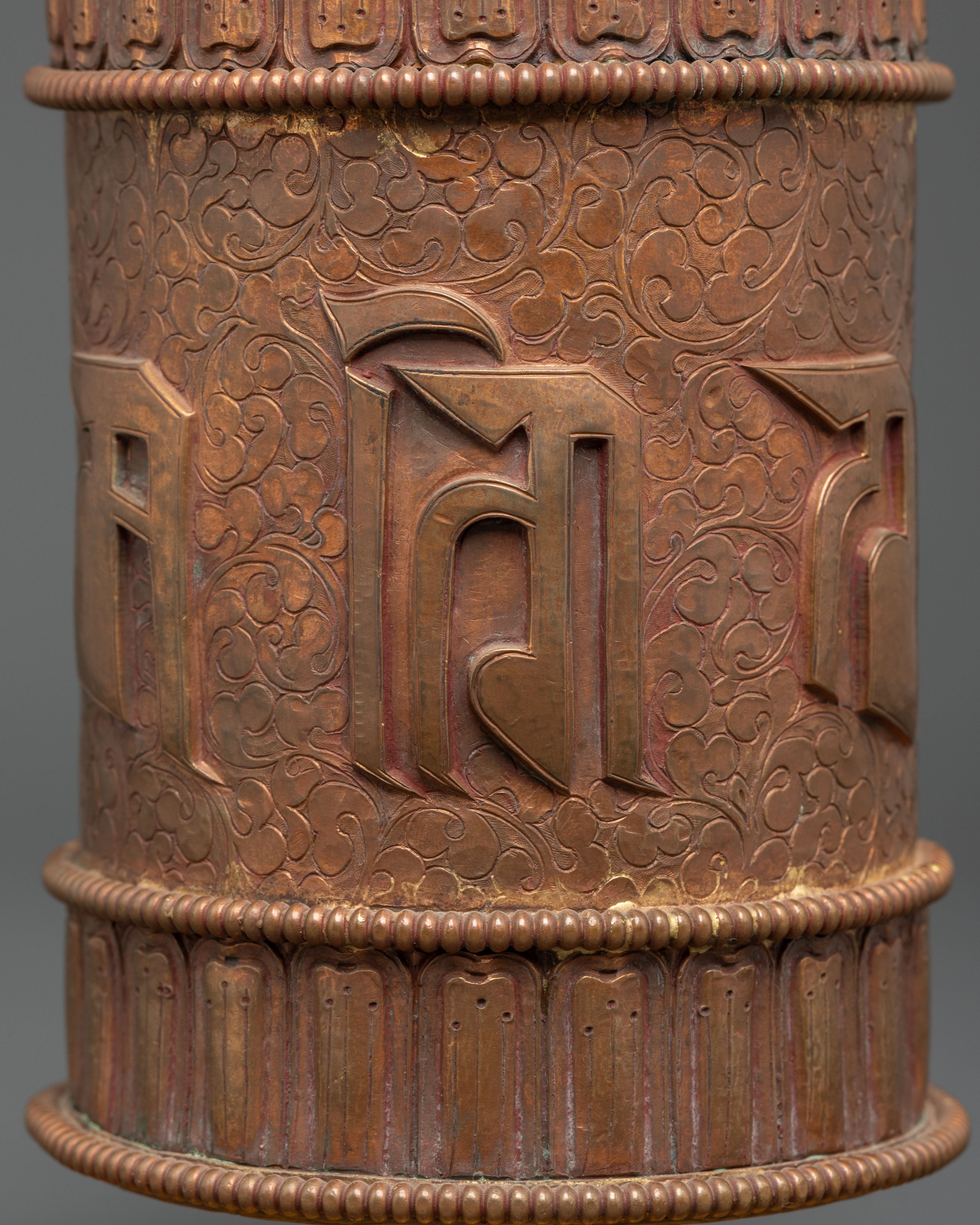 Prayer Wheel for Spiritual Practice | Buddhist Meditation Tool for Peace & Compassion