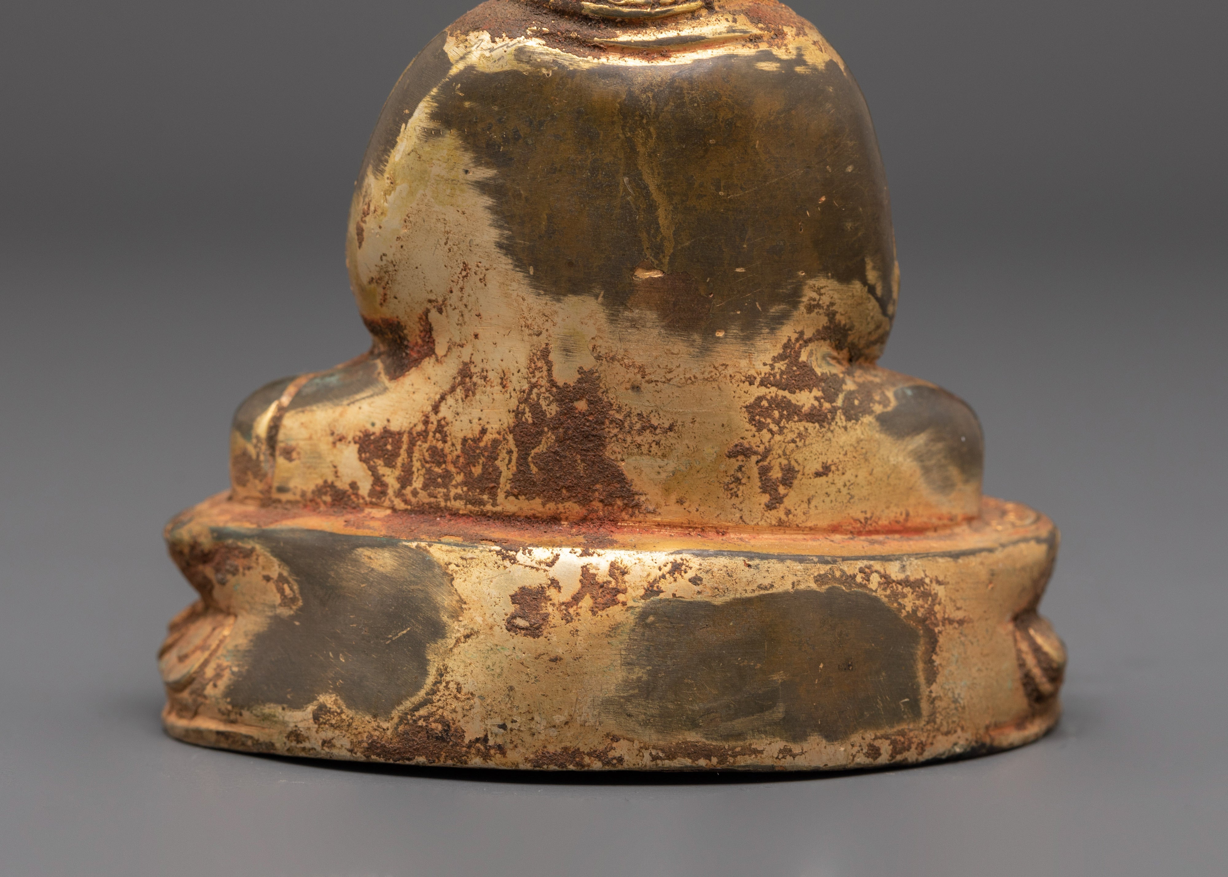 Handcrafted Gold Plated Karmapa Statue | Sacred Meditation Figurine