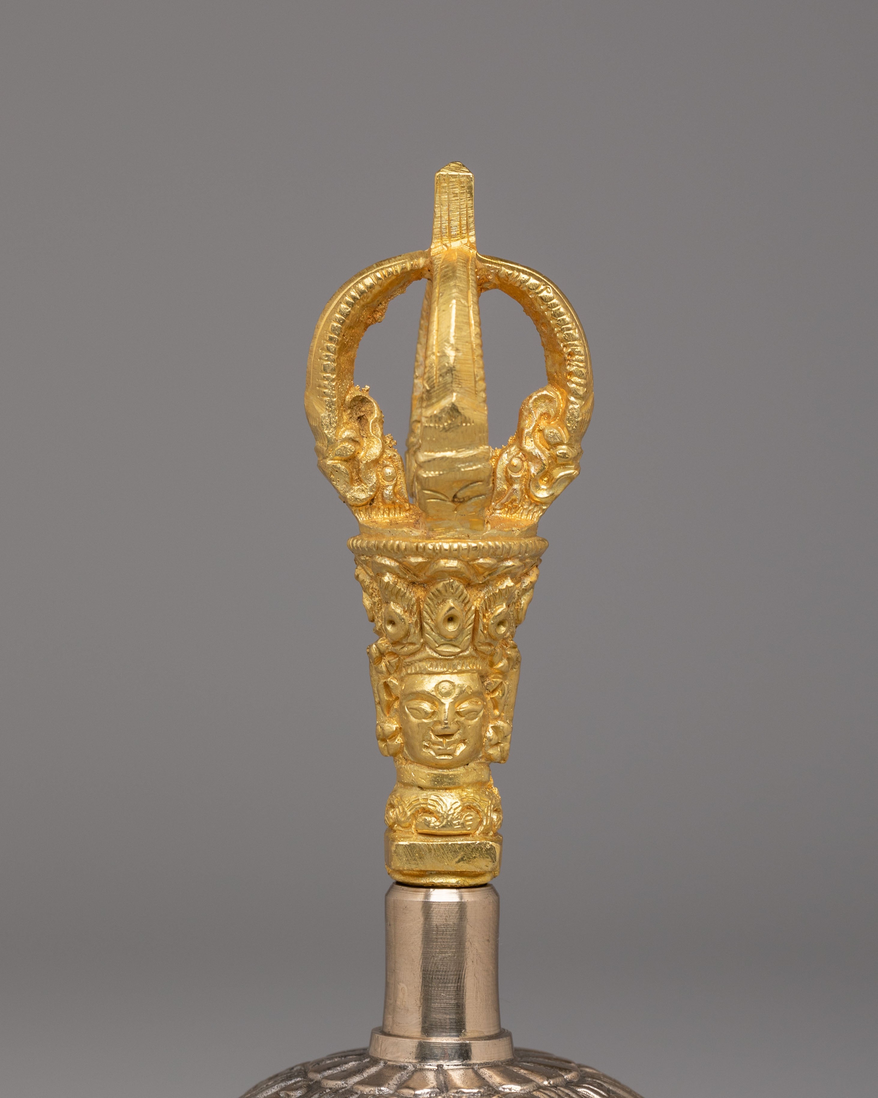 Traditional Tibetan Prayer Bell and Vajra Set | Buddhist Meditation Tools