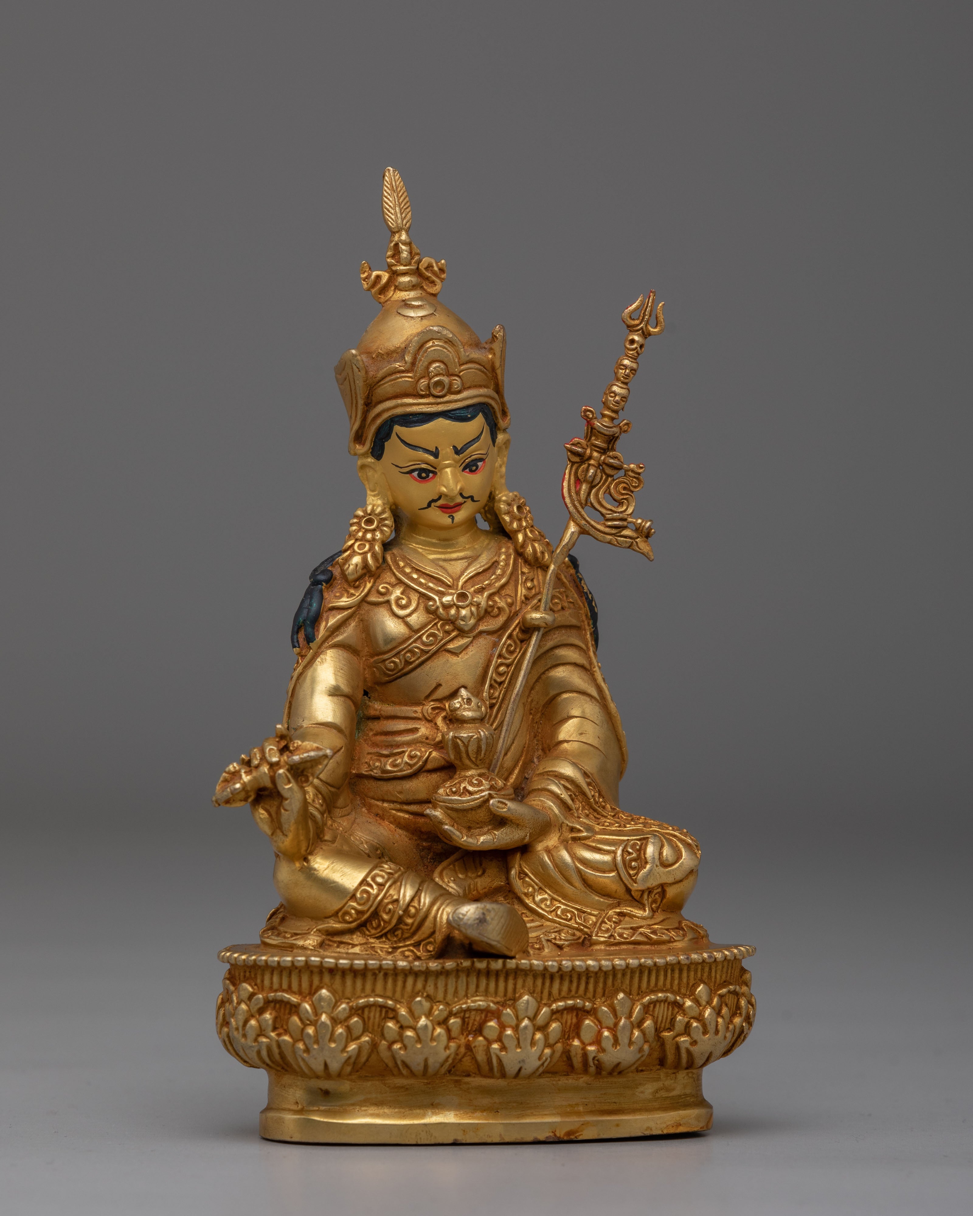 Handcrafted Guru Rinpoche Buddhist Statue