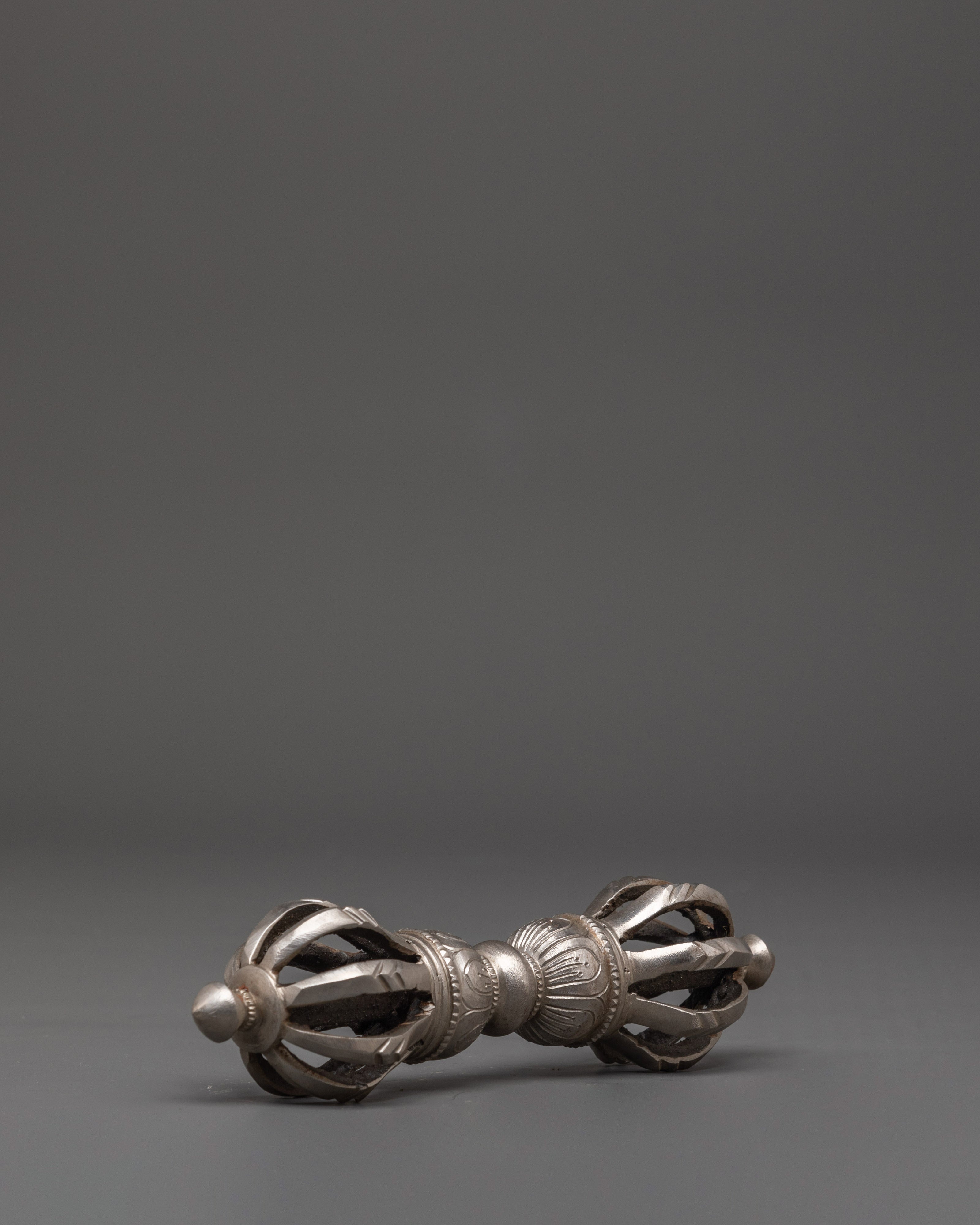 Handmade Iron Vajra for Buddhist Ritual | Sacred Vajra Tool for Meditation