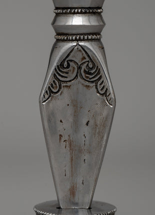Hand-Carved Horse-Headed Iron Phurba for Ritual Practices |  Spiritual Transformation