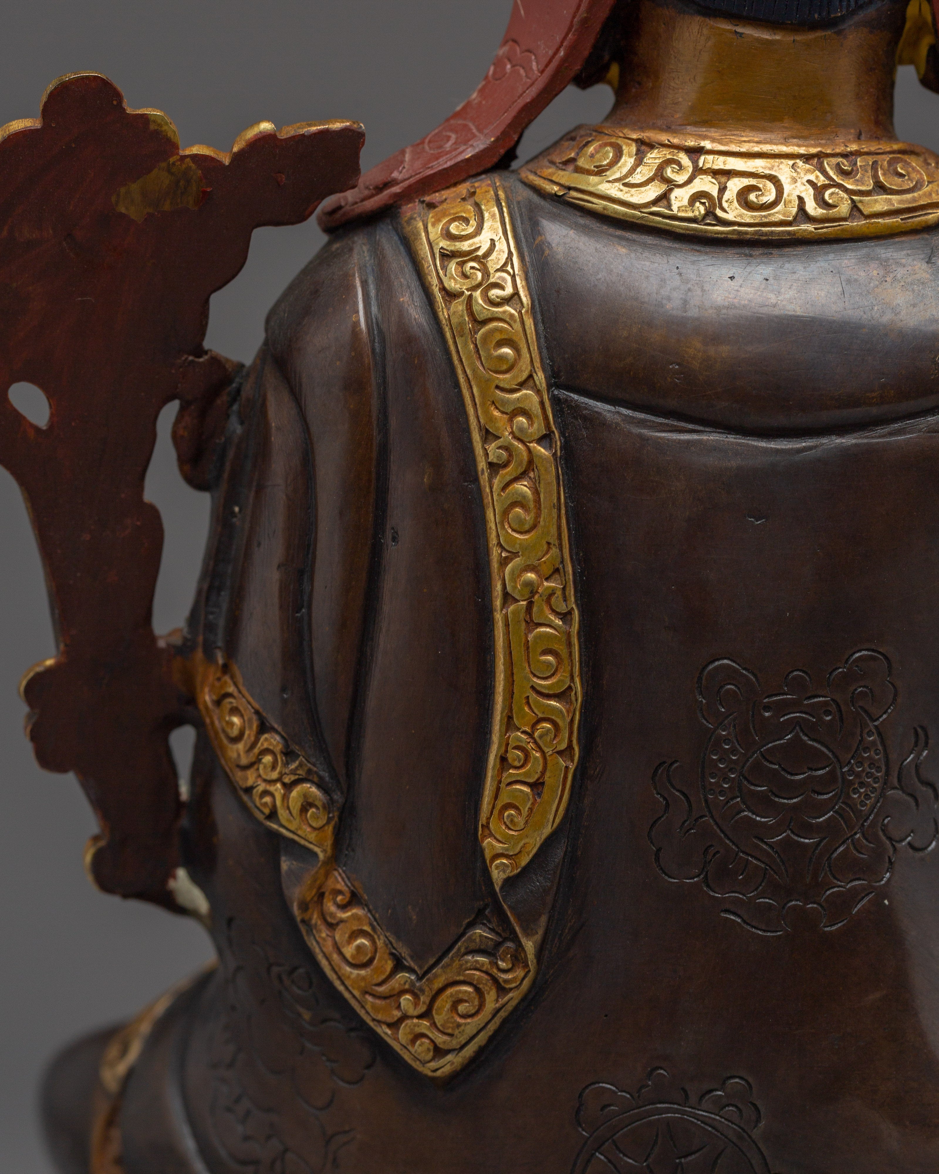 Handcrafted Tsongkhapa Statue | Tibetan Buddhist Sculpture for Meditation