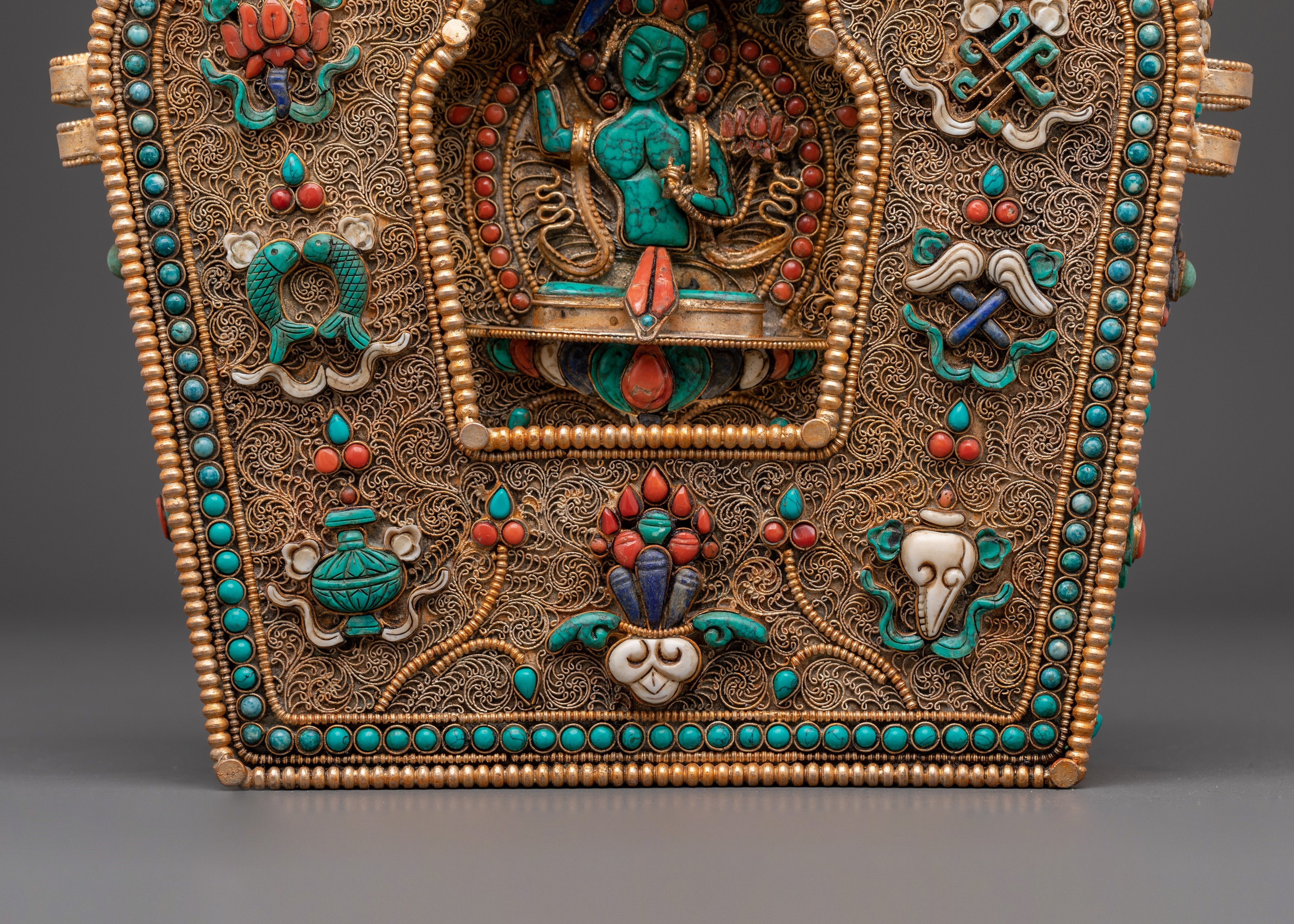 Ghau Box With Manjushri | Altar, and Meditation