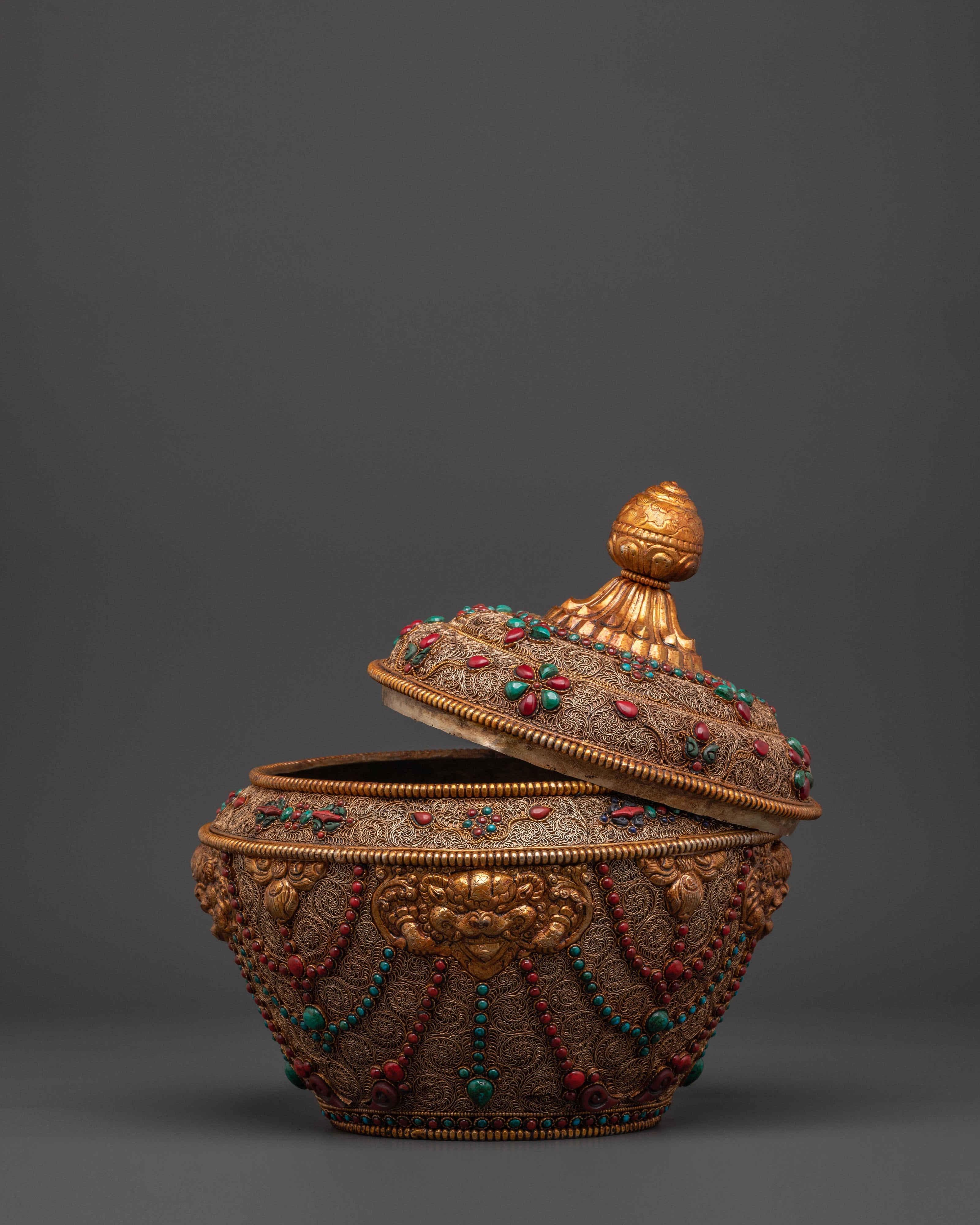 Traditional Ceremonial Rice Pot | Spiritual Ritual and Offering Pot