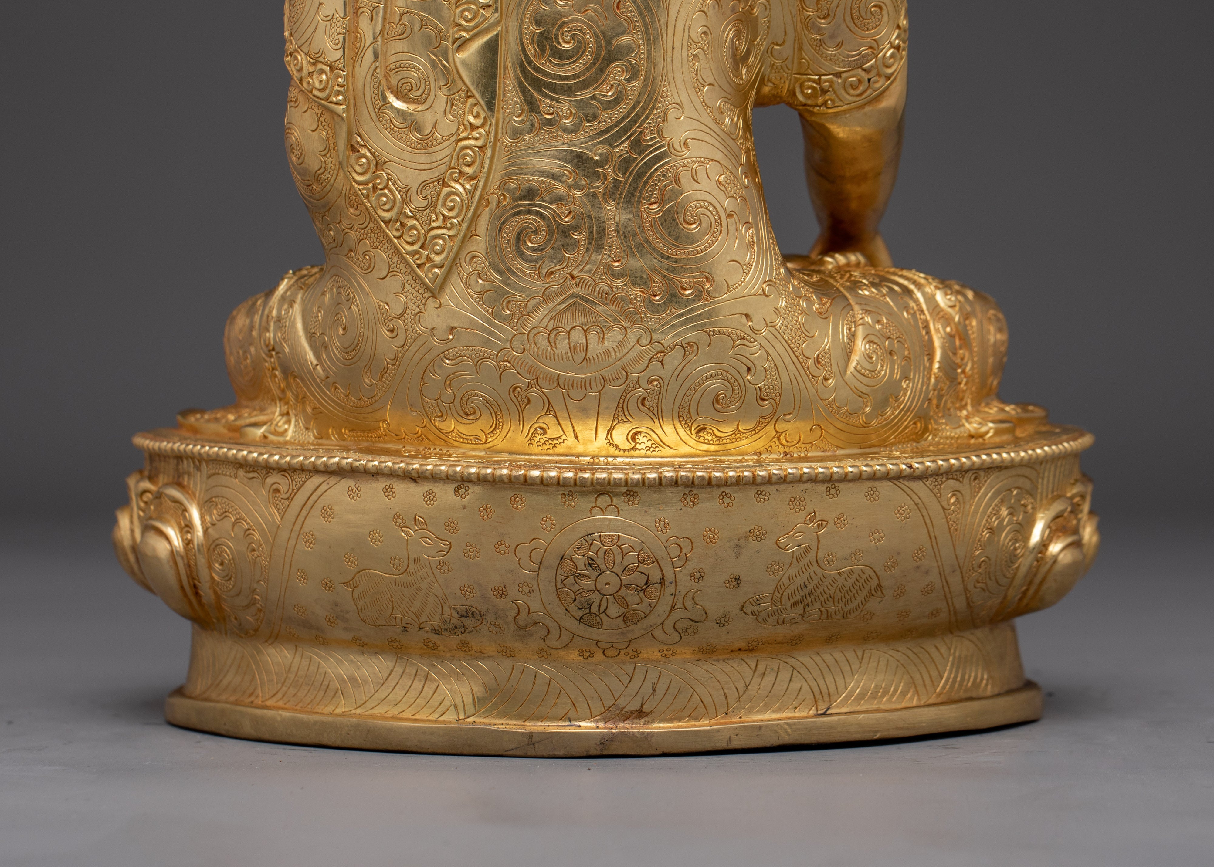Handcrafted Tibetan Sculpture of Shakyamuni | Historical Buddha