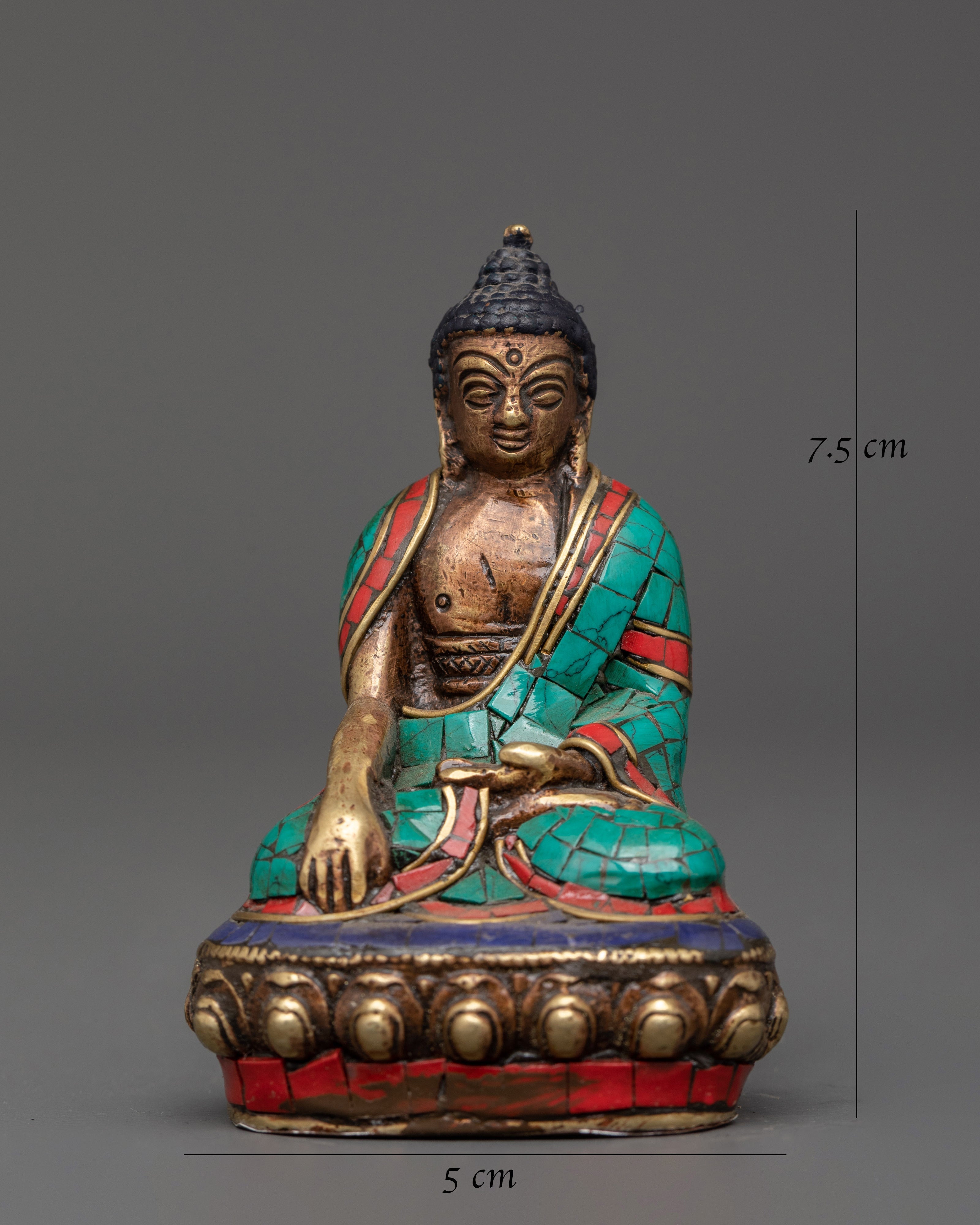 Sacred Copper Buddha Figurine | Decor & Spiritual Practice
