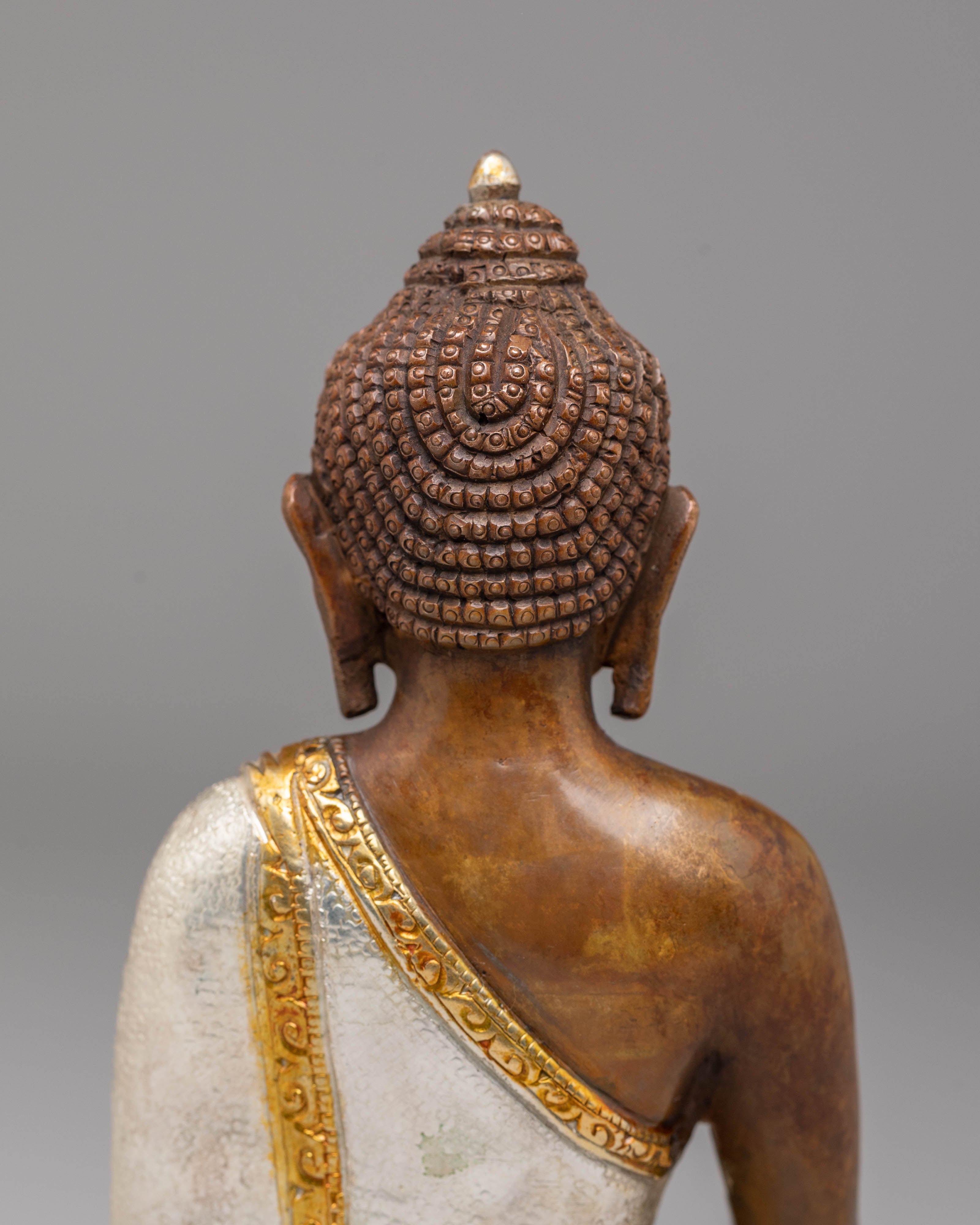 Handmade Buddhist Gautam Buddha Statue | Peaceful Shakyamuni Buddha Art