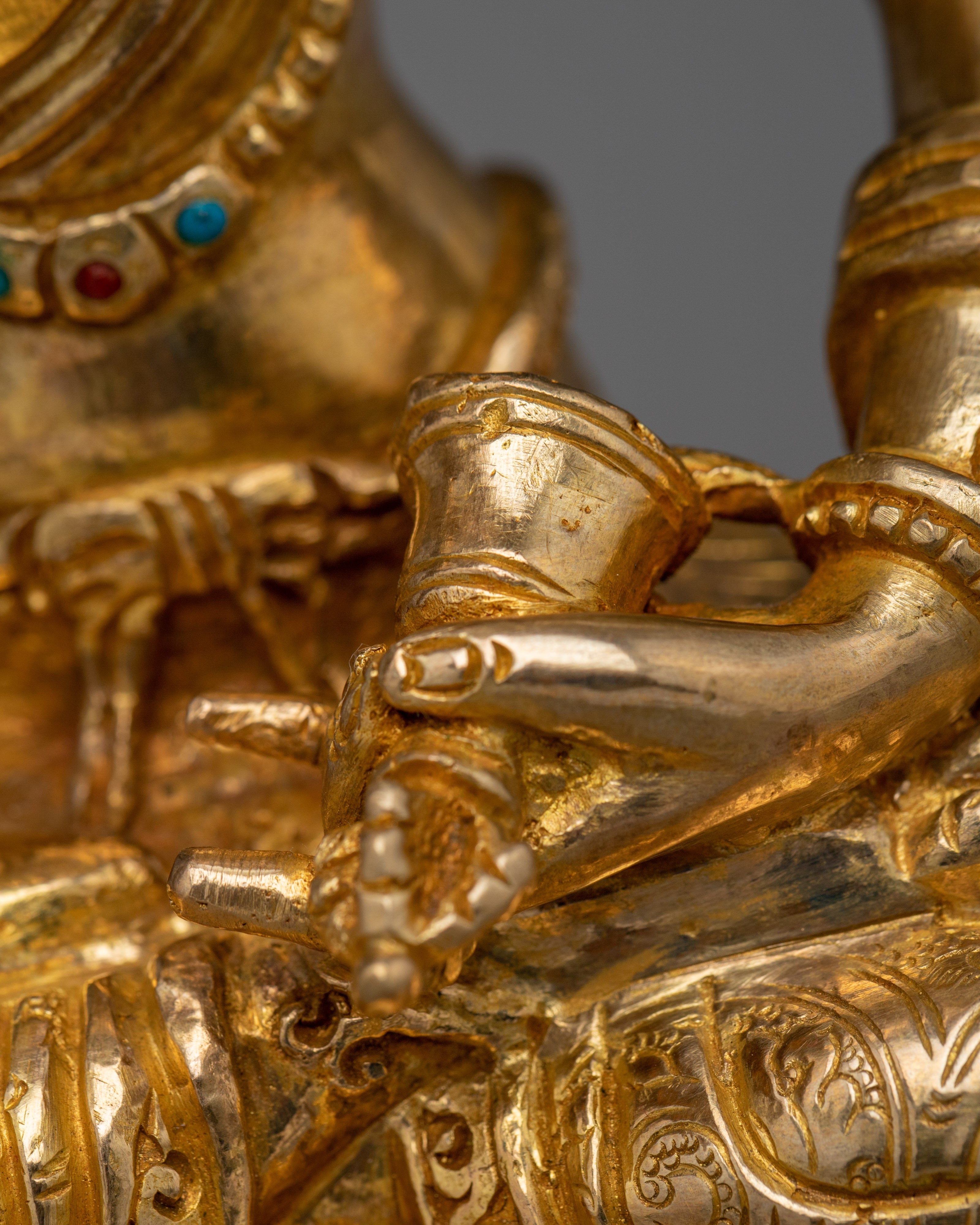 Sacred Buddhist Divine Purifier Deity Vajrasattva Statue | Buddhist Art