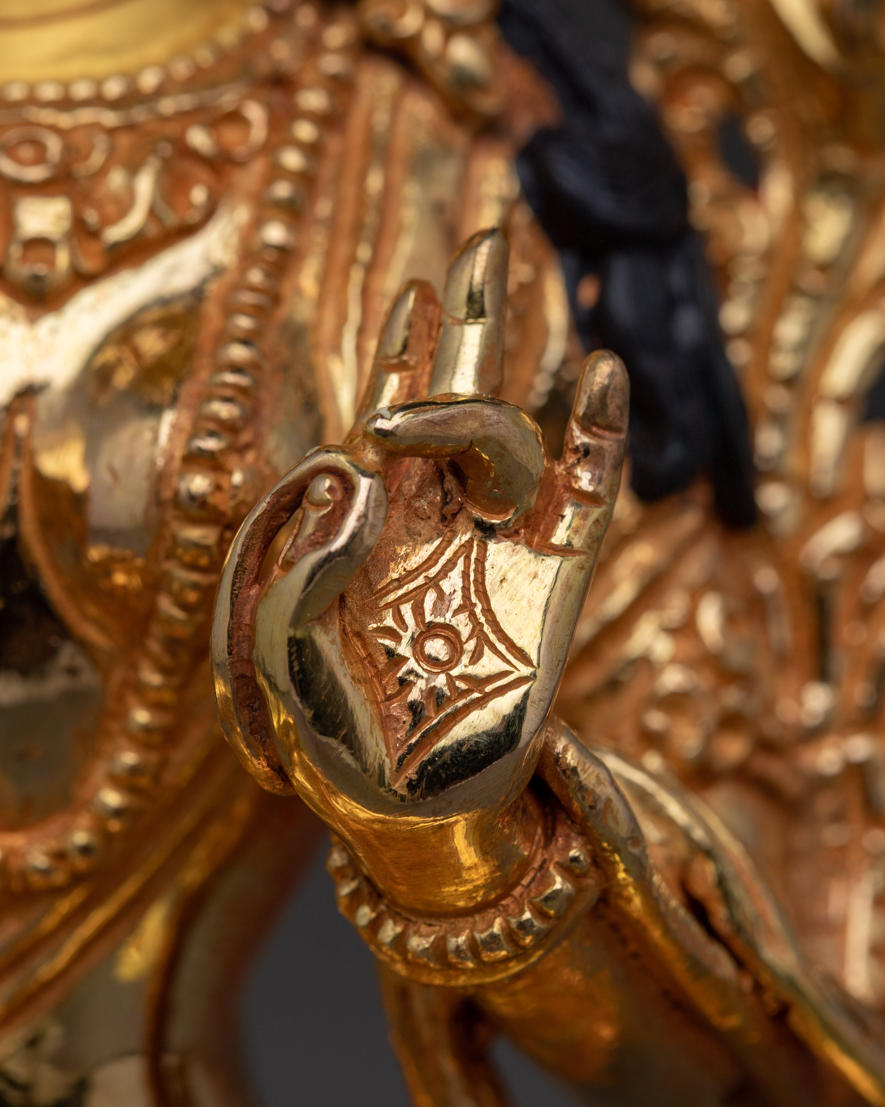Handmade Enlightened Green Tara Statue | Tibetan Compassionate Deity