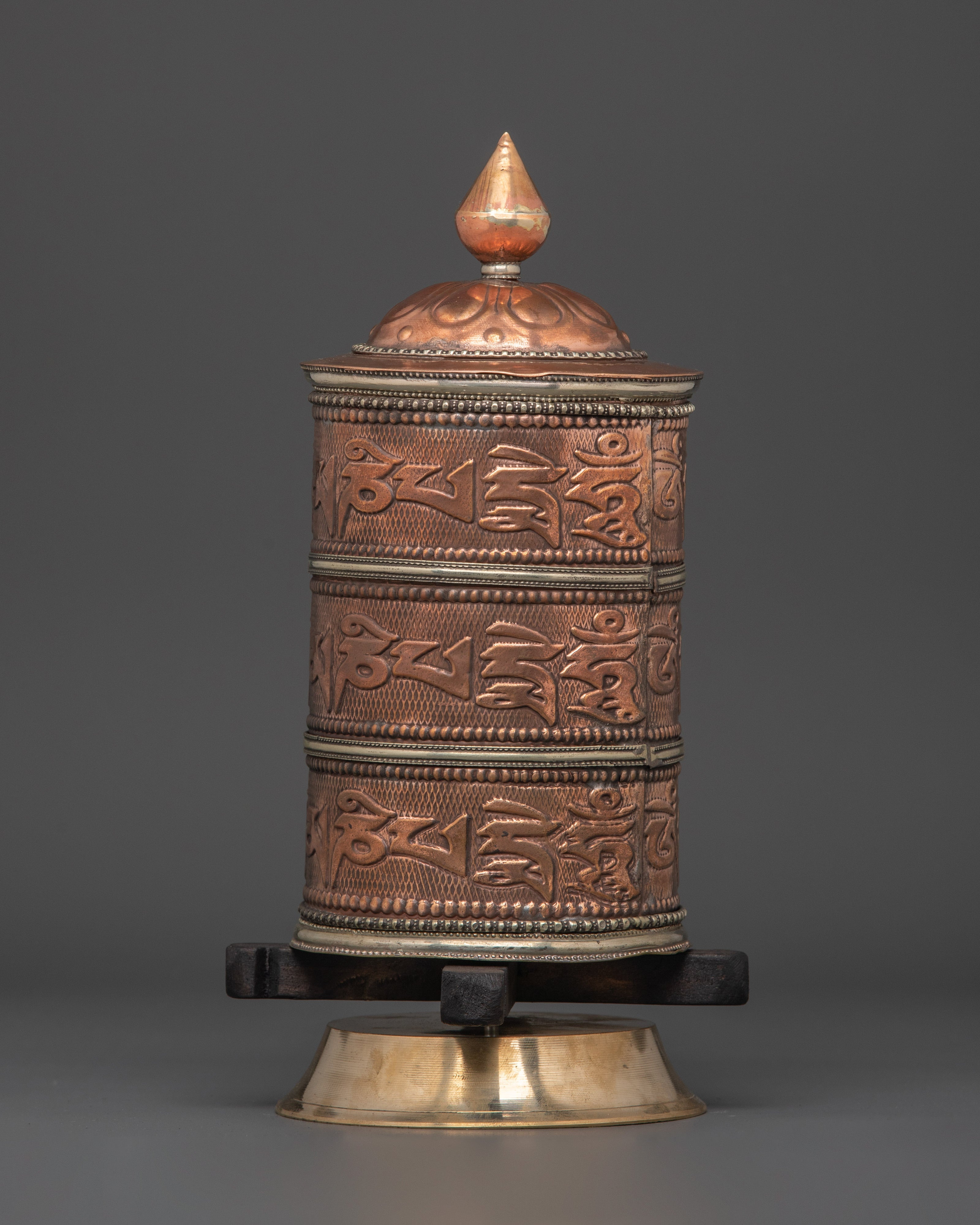 Tibetan Mantra Wheel |  Meditation And Ritual Spinner