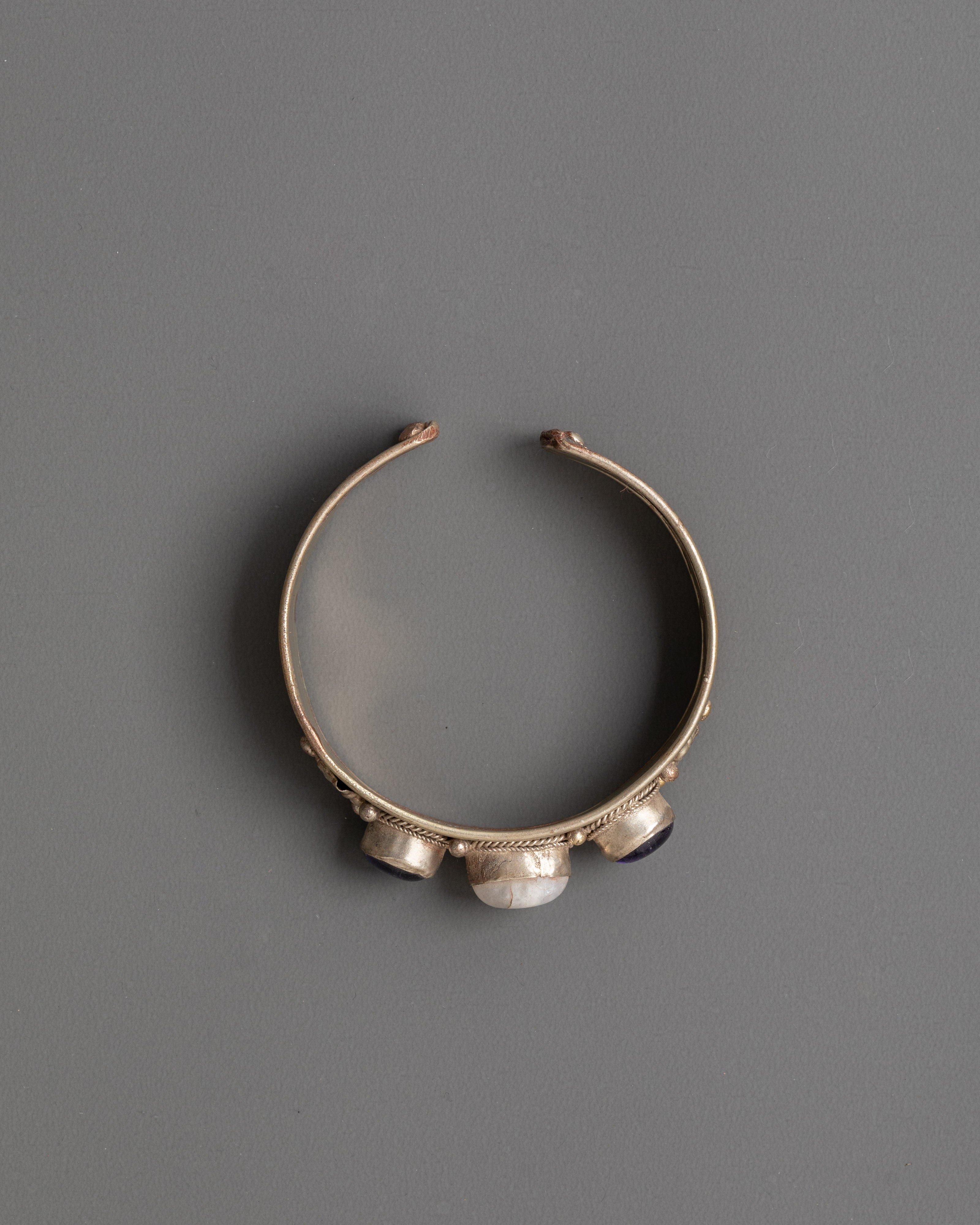 Traditional Himalayan Jewelry Bracelet | Gemstone Cuff