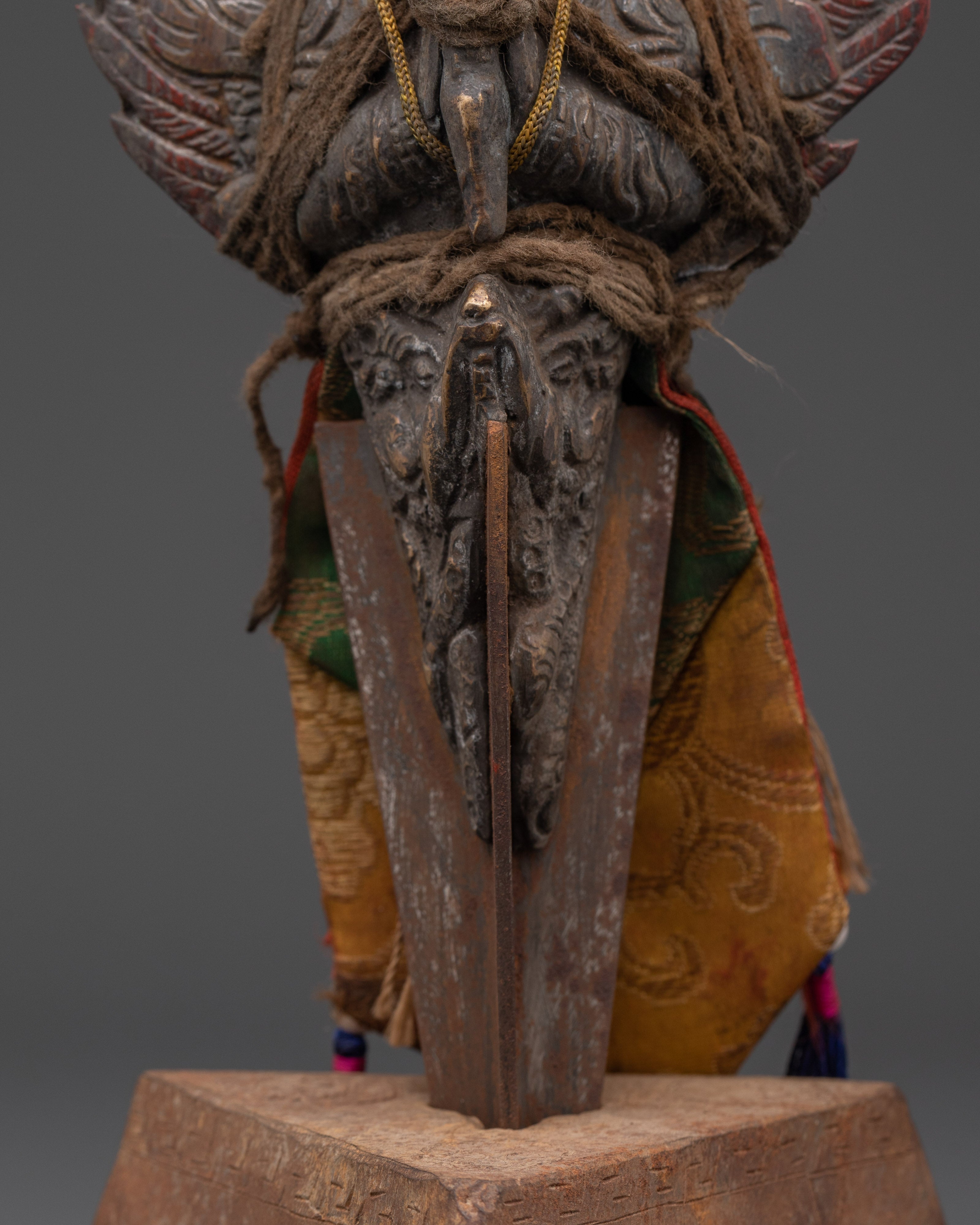 Protective Iron Phurba | Tibetan Sacred Ritual Dagger