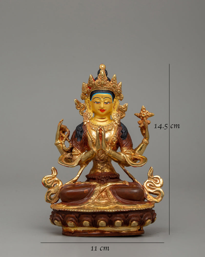 Chenrezig Bodhisattva Figure | The Embodiment of Compassion