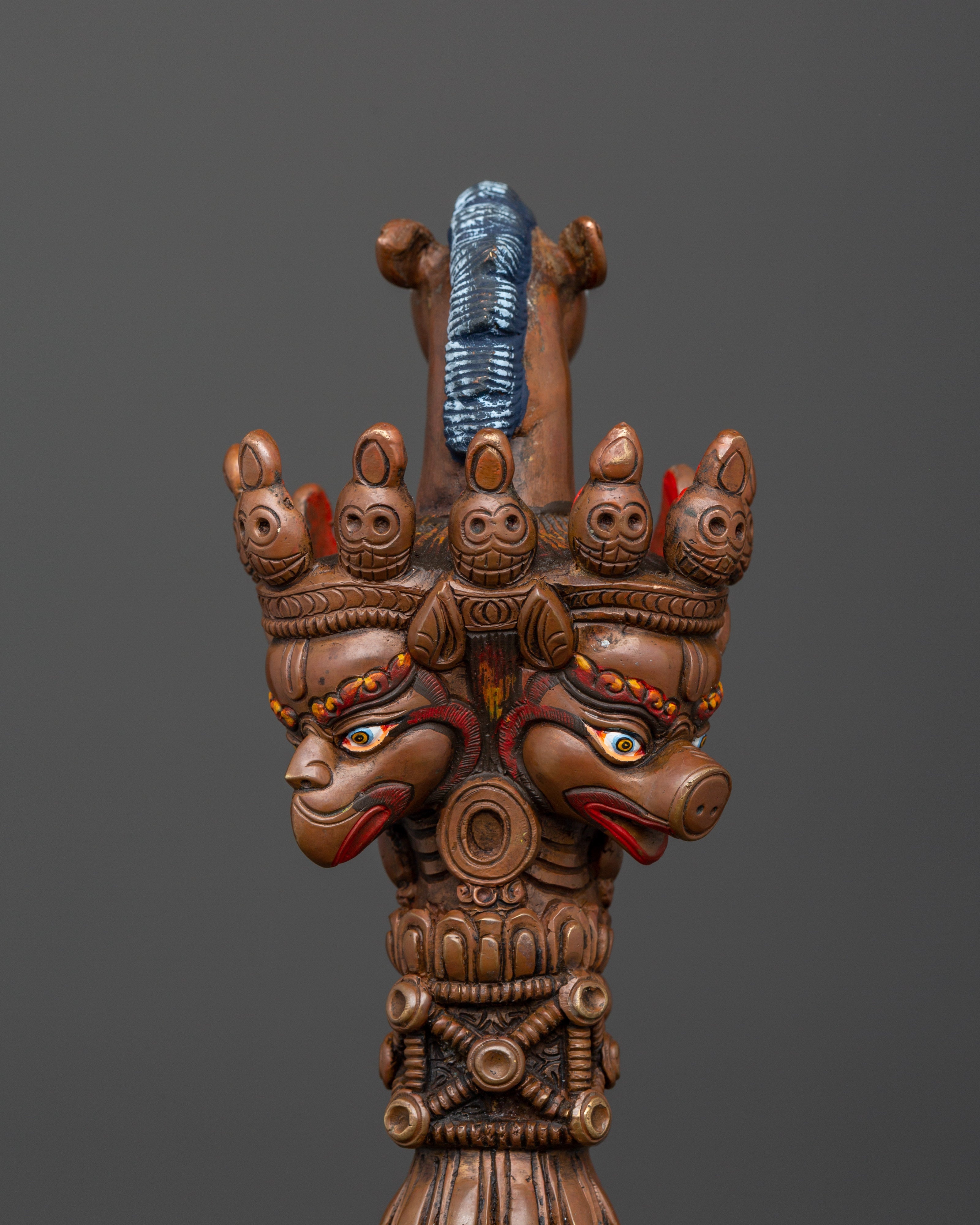 Tibetan Iron Phurba | Handmade Ritual Dagger