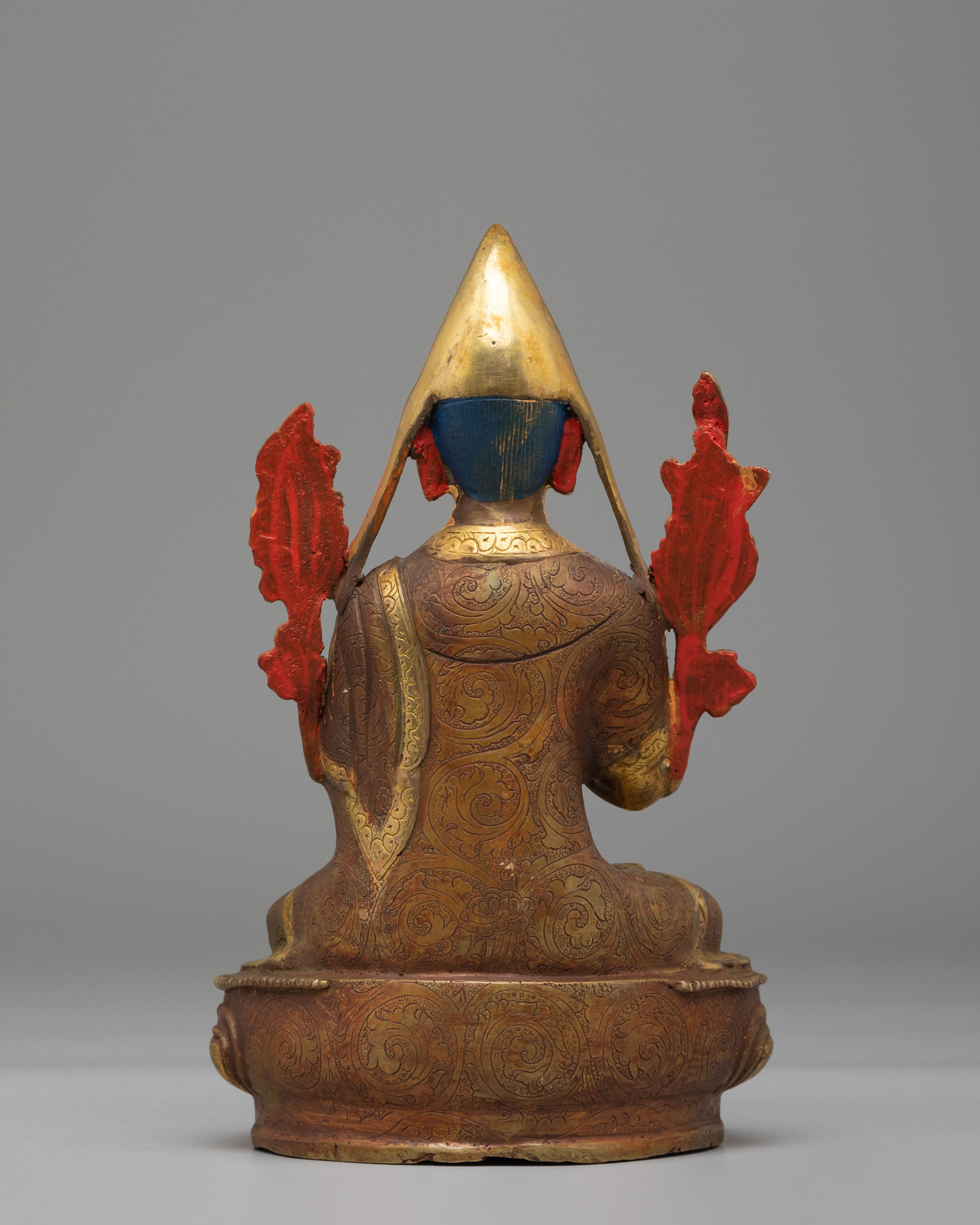 Tibetan Tsongkhapa Deity Statue | Spiritual Decor for Meditation and Enlightenment