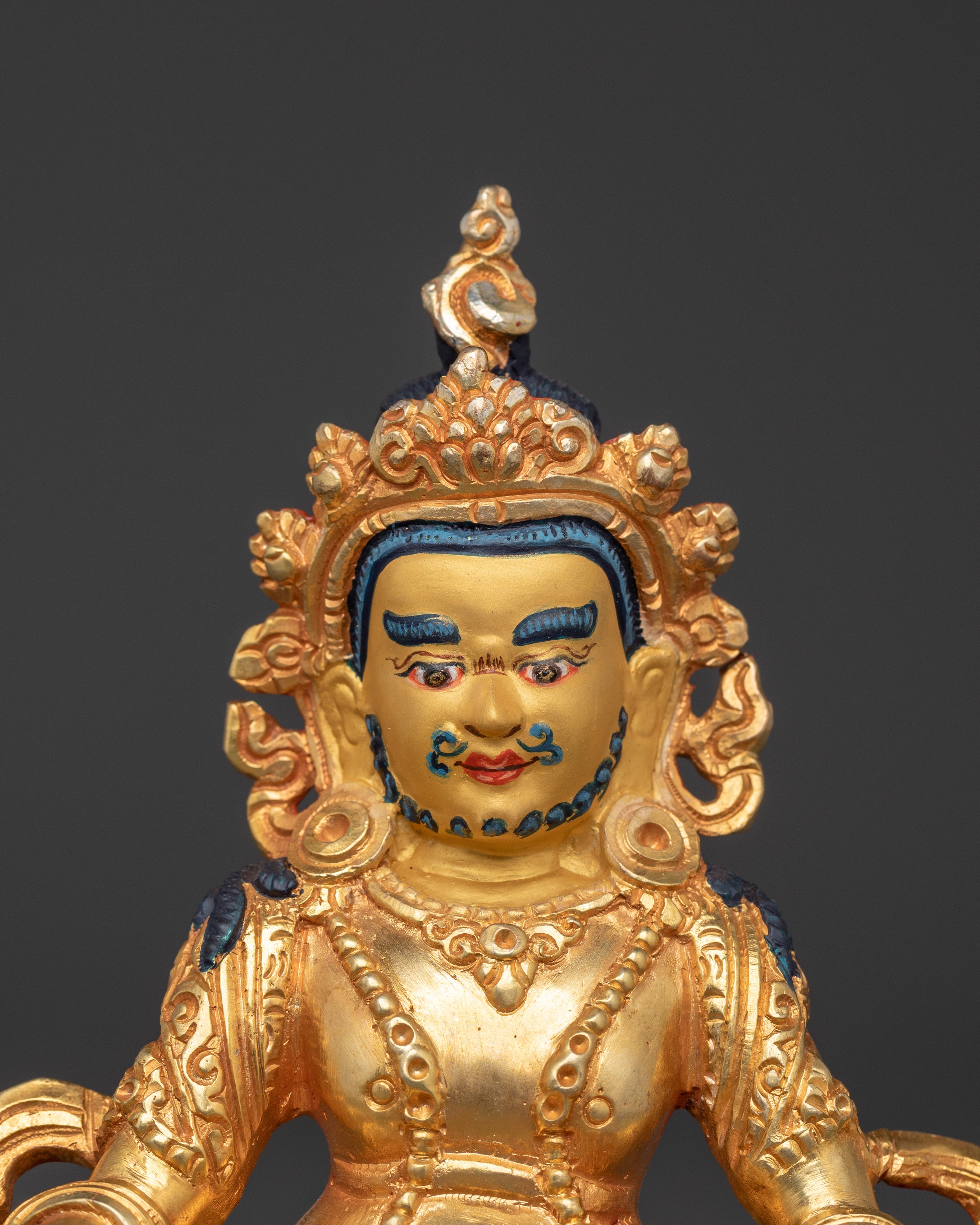 Handcrafted Dzambhala Statue | Tibetan Buddhist Wealth Deity