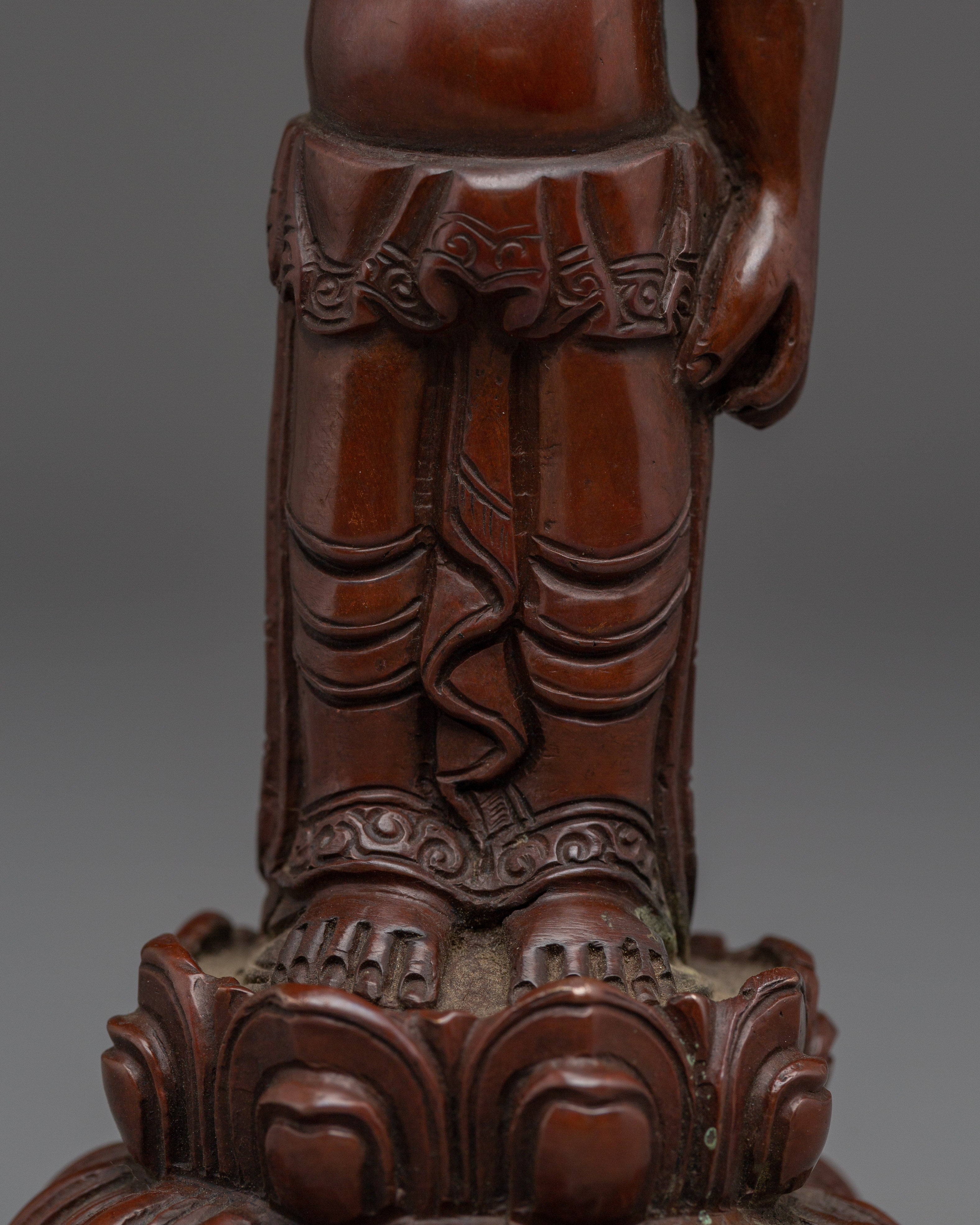 Elegant Little Buddha Statue | Handcrafted Buddhist Sculpture for Peace & Serenity