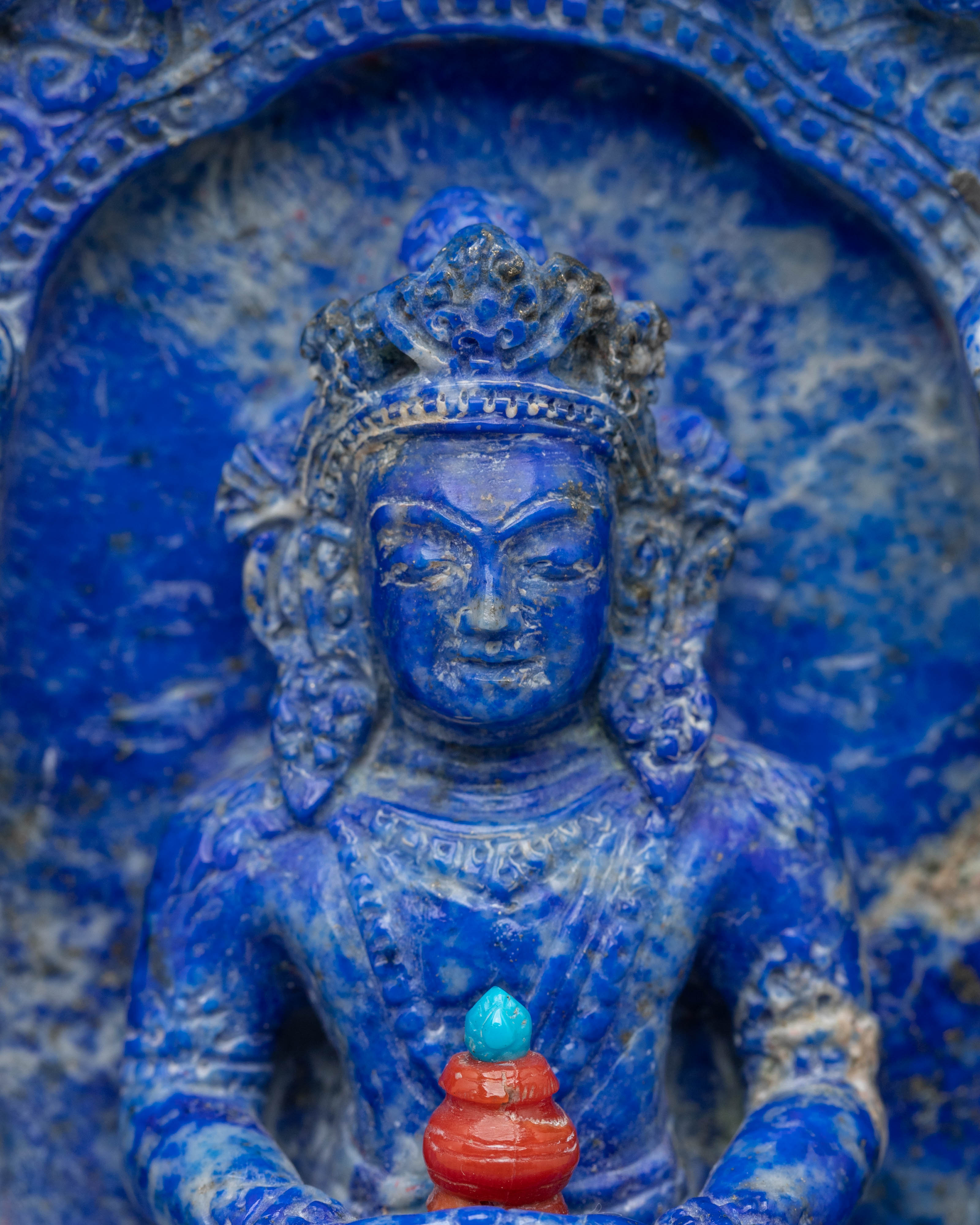 Handcrafted Buddhist Amitayus Statue | Deity of Longevity