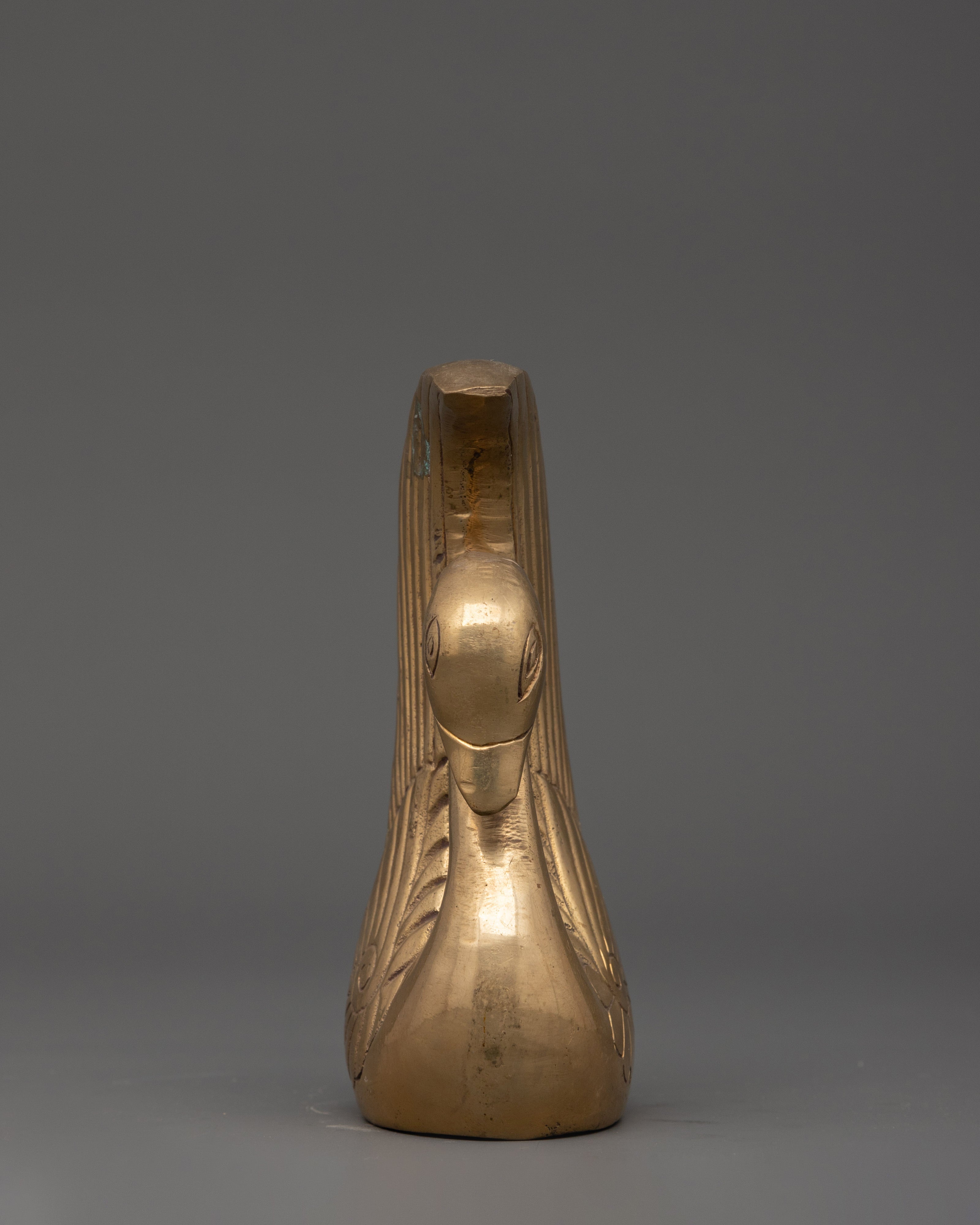 Brass Swan Sculpture for Home Decor | Symbol of Grace & Purity