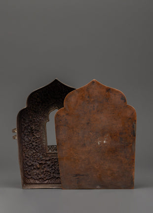 Buddhist Tibetan Treasure Box | Handcrafted Tibetan Silver Box