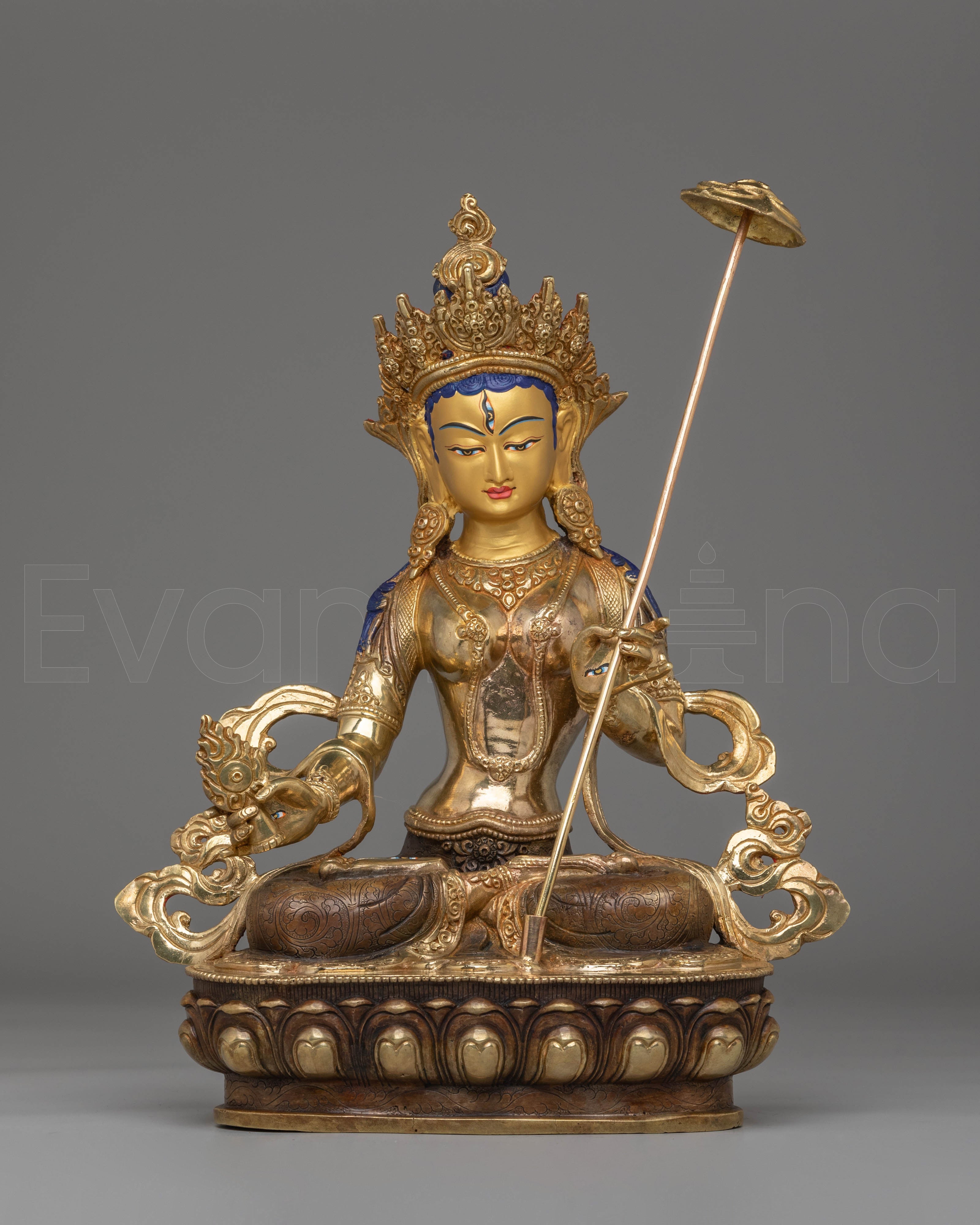 Handcrafted Dukar Copper Statue