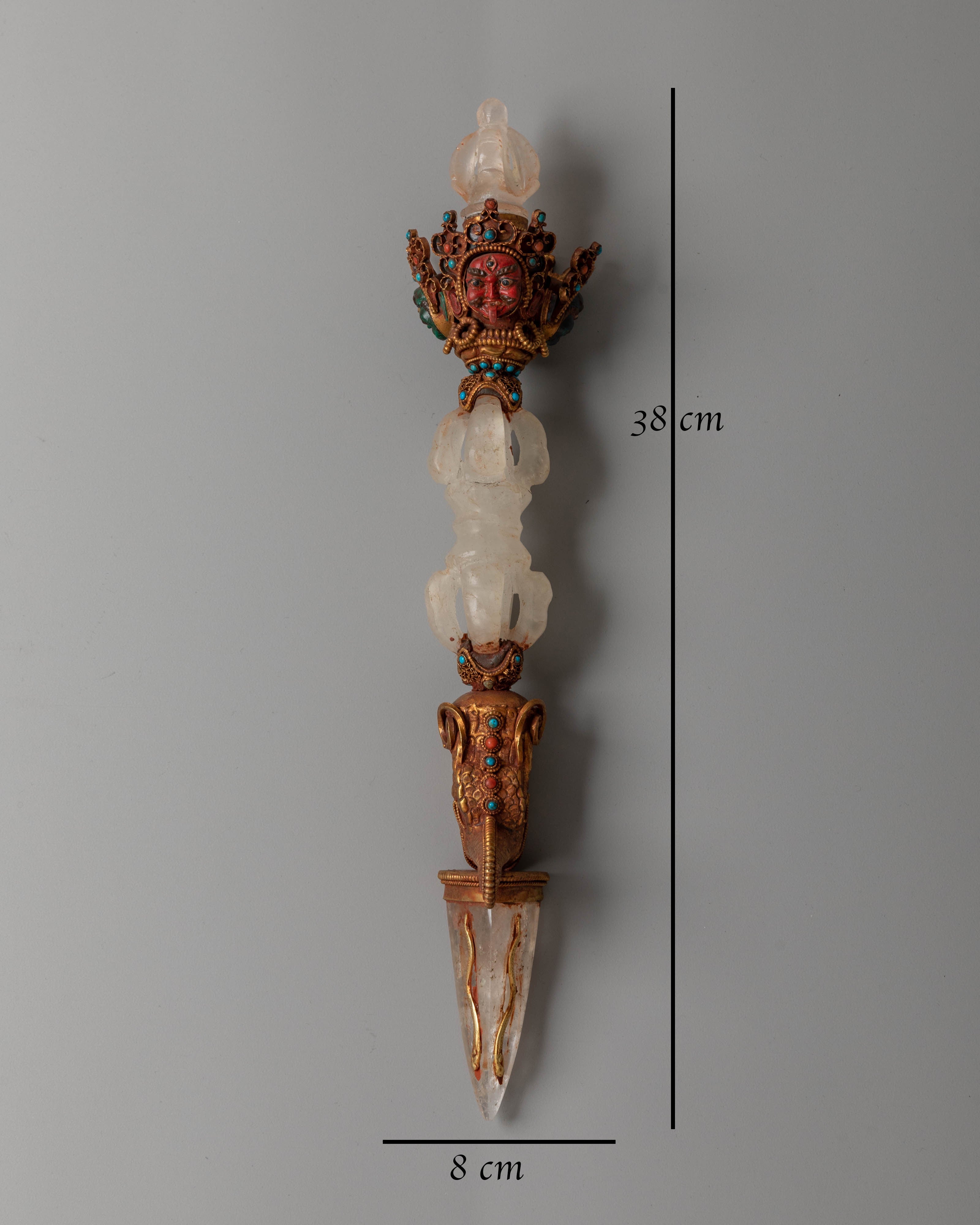 Traditional Himalayan Phurba Dagger | Tibetan Ritual Dagger for Protection