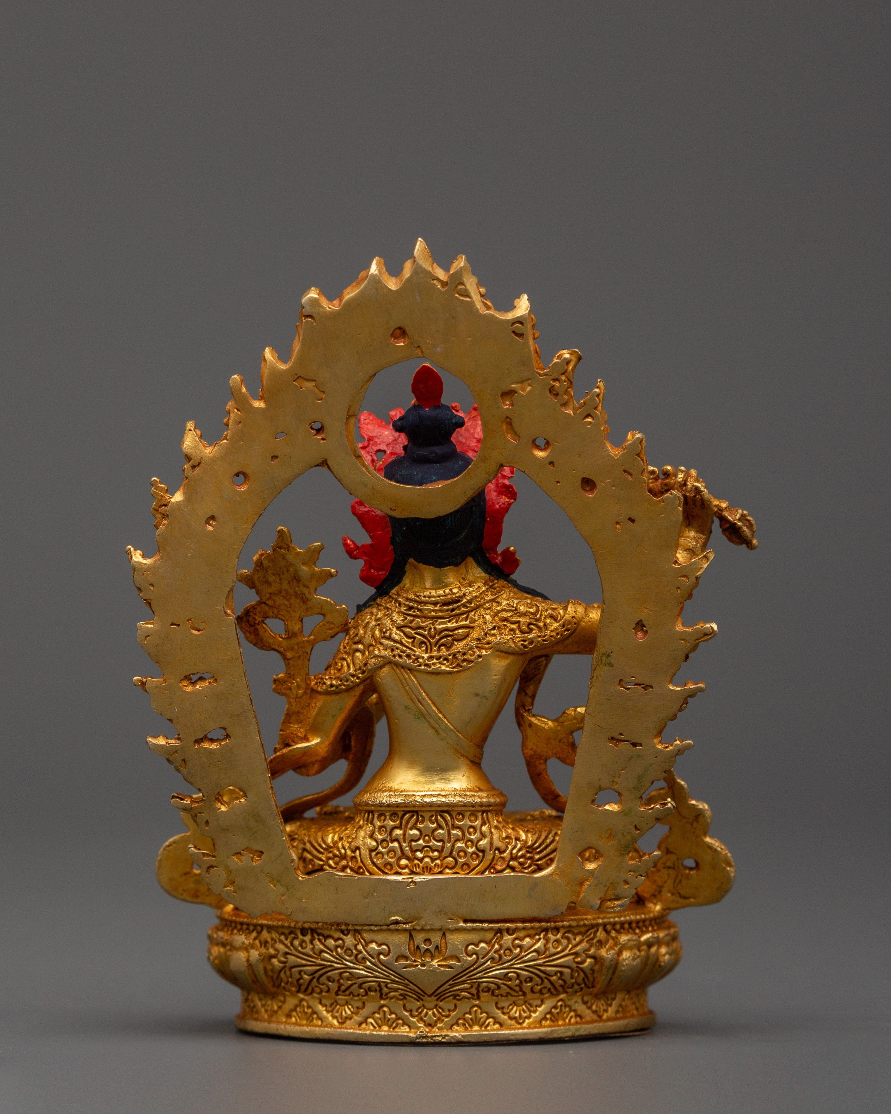 Manjushri Buddhist Wisdom Deity Statue | Ideal for Buddhist Altar and Zen Artwork
