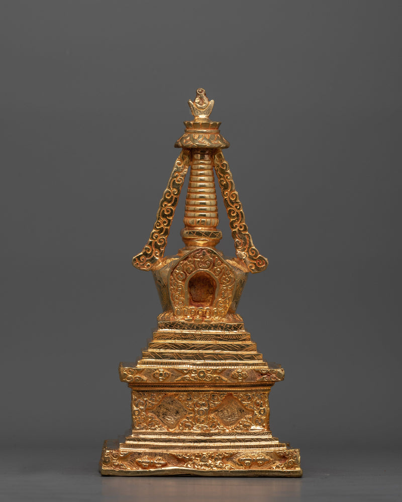 Exquisite Tibetan Stupa Chorten | Spiritual Tibetan Monument