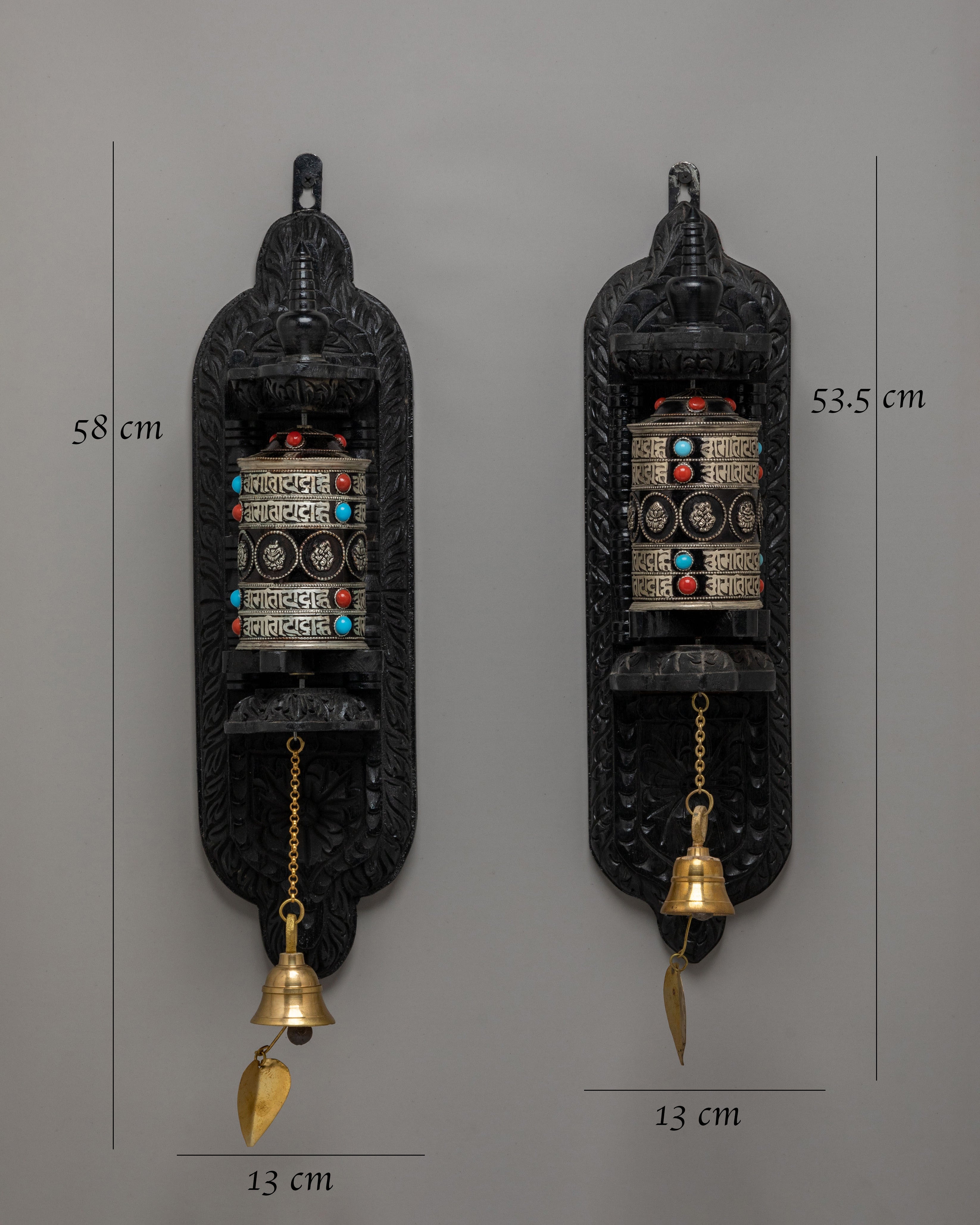 Handcrafted Sacred Prayer Wheel | Tibetan Buddhist Ritual Artifact