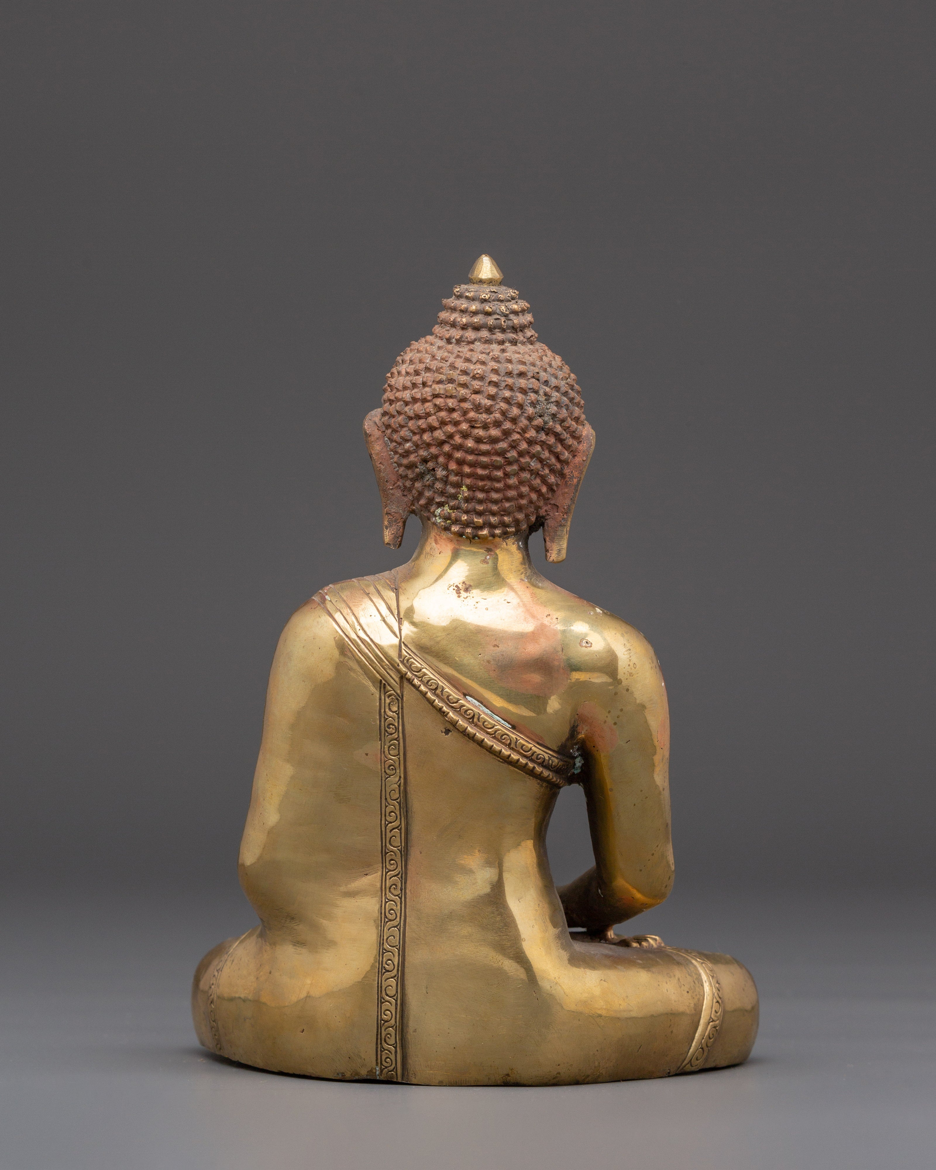 Gold Plated Amitabha Statue | Buddhist Deity Figurine