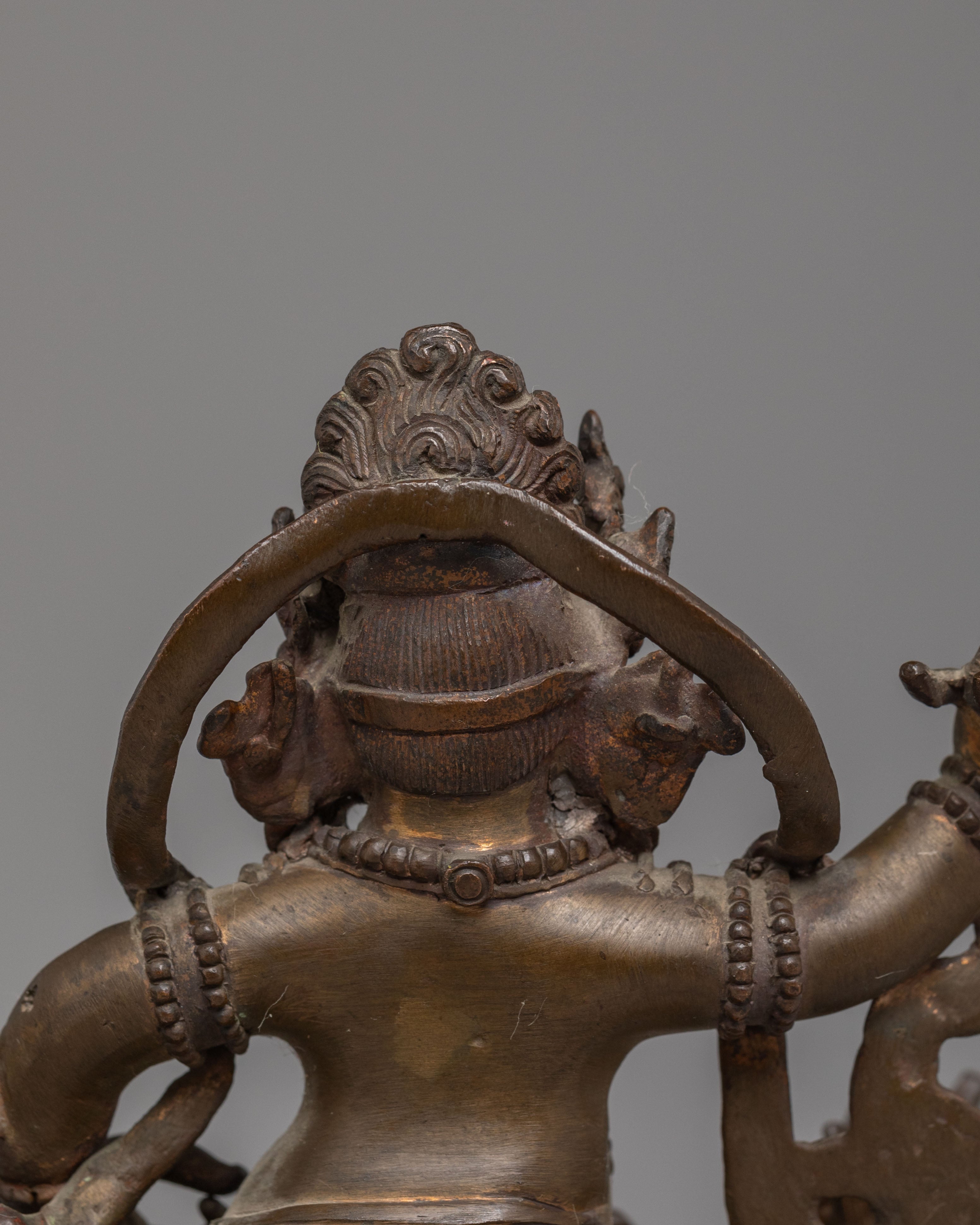 Sacred Buddhist Wealth Icon White Dzambhala Statue | Ideal for Decor