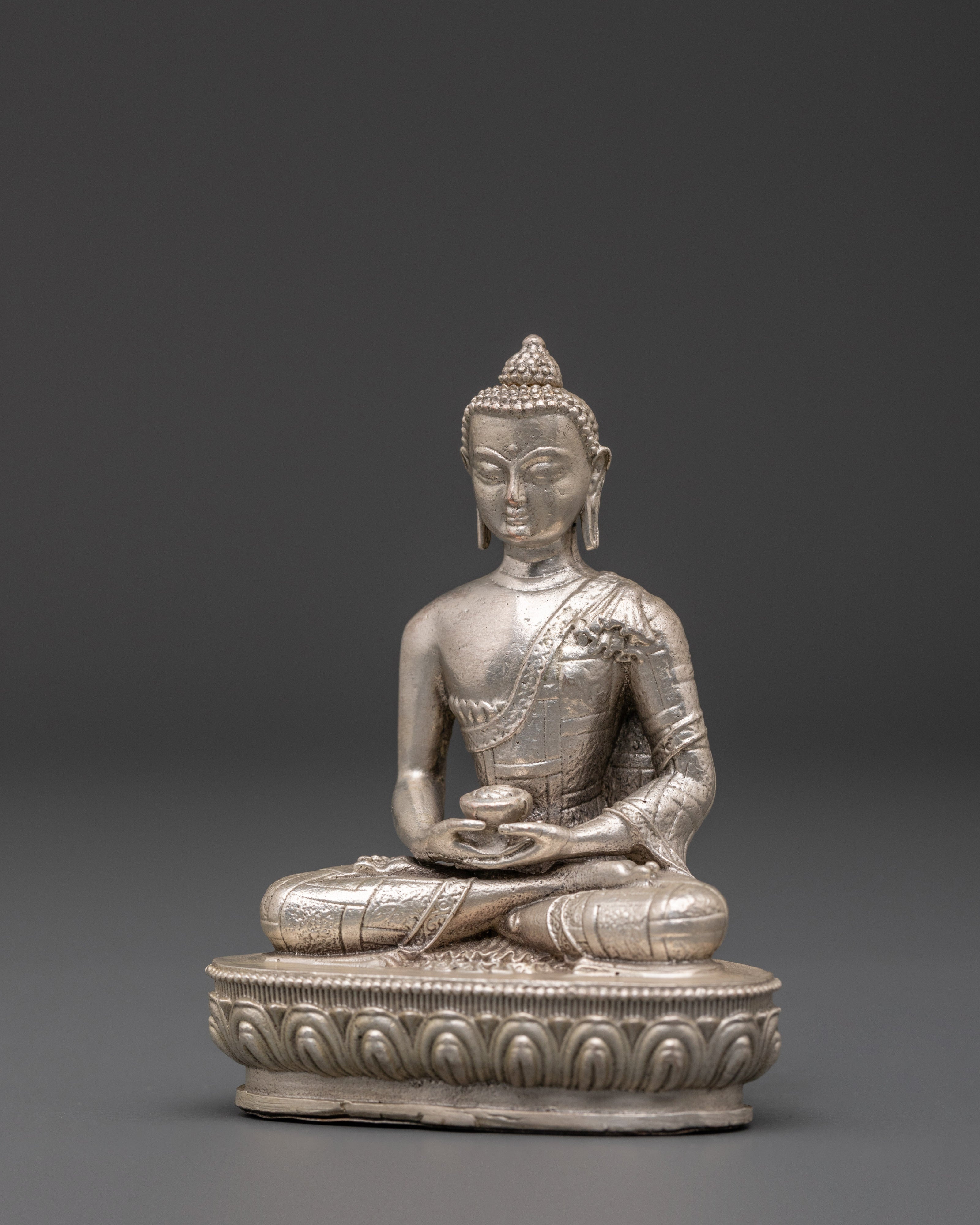 Sacred Buddhist Amitabha Sculpture | Meditation Buddha Statue for Spiritual Peace