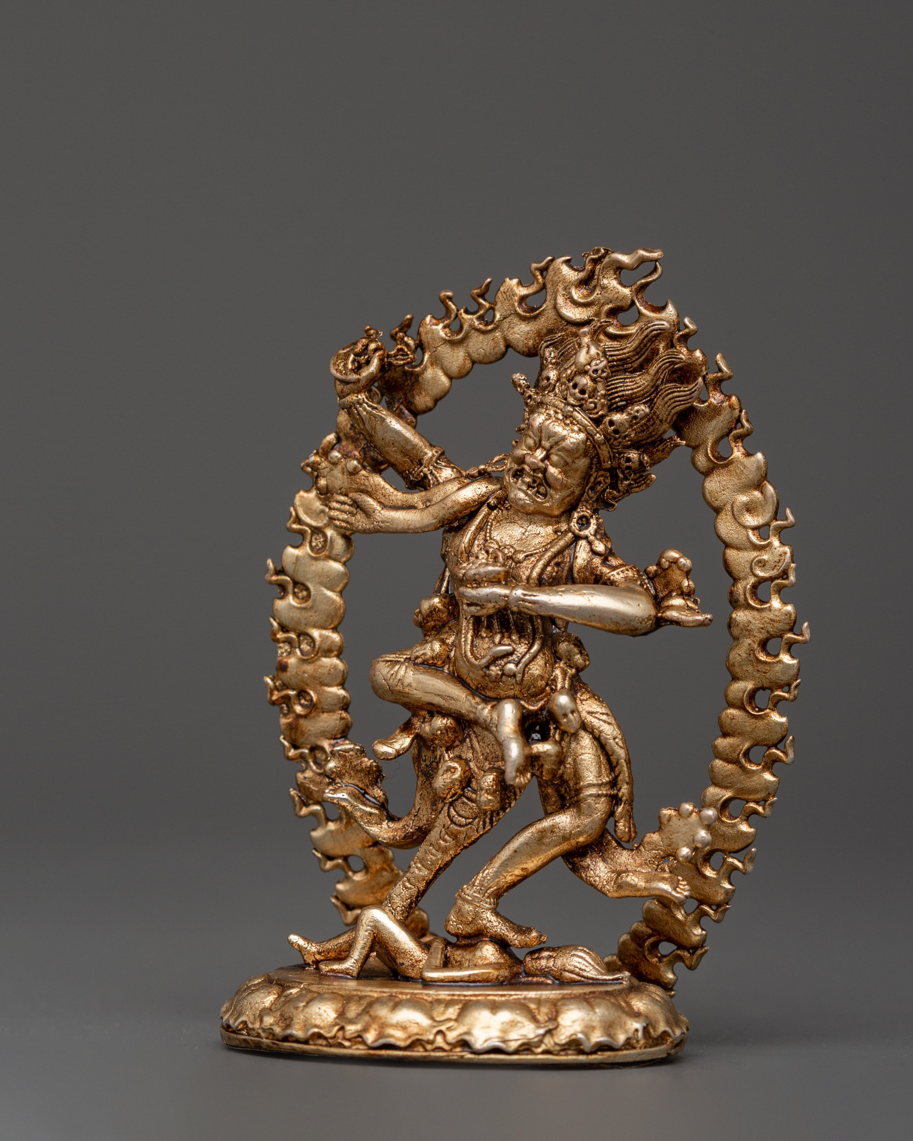 Troma Nagmo Wrathful Dakini Statue | Tibetan Wisdom Deity for Cho Practice, Altar & Ritual