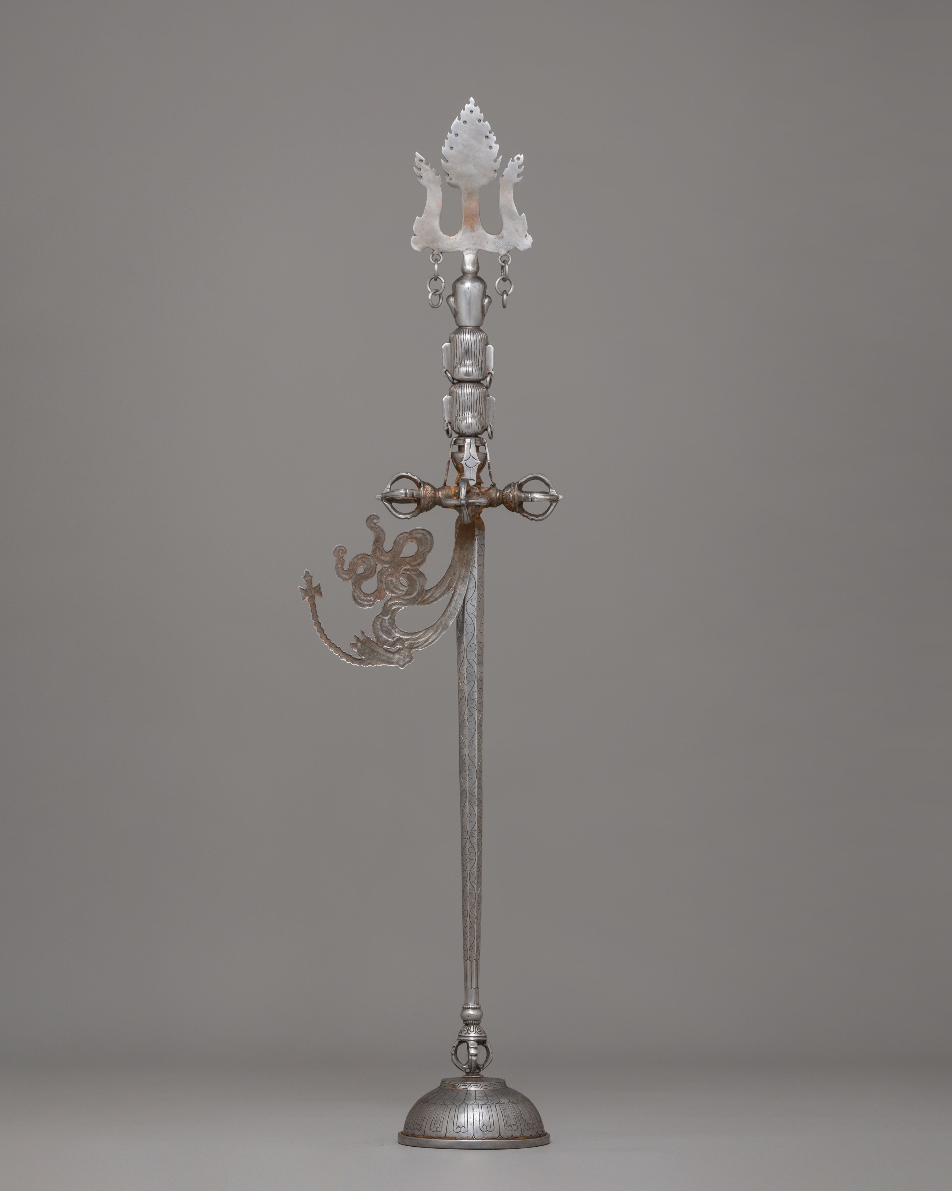 Spiritual Khatvanga Ceremonial Staff | Tibetan Rituals & Meditation