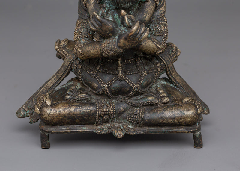 Chakrasamvara Buddhist Statue With His Consort | Sacred Buddhist Art for Meditation and Prayer Spaces