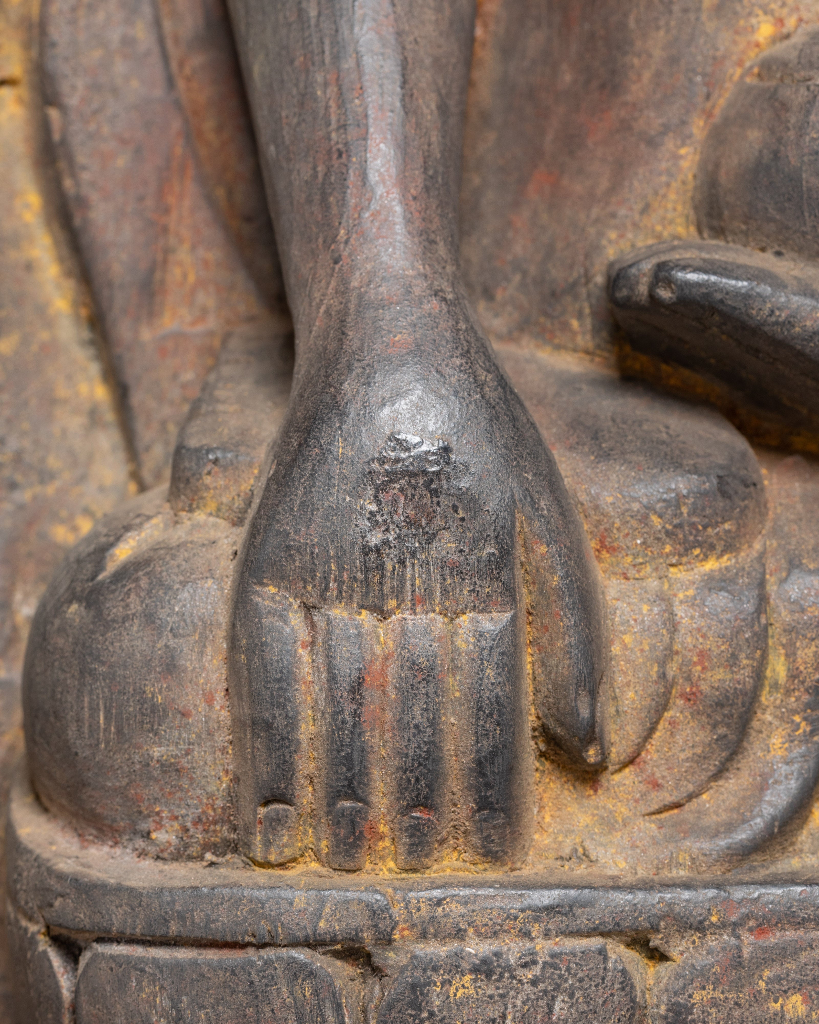 Shakyamuni Buddha Wooden Sculpture | Historical Buddha