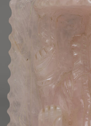 Ganesh Statue in Rose Quartz | Remover of Obstacles, Love & Prosperity Symbol