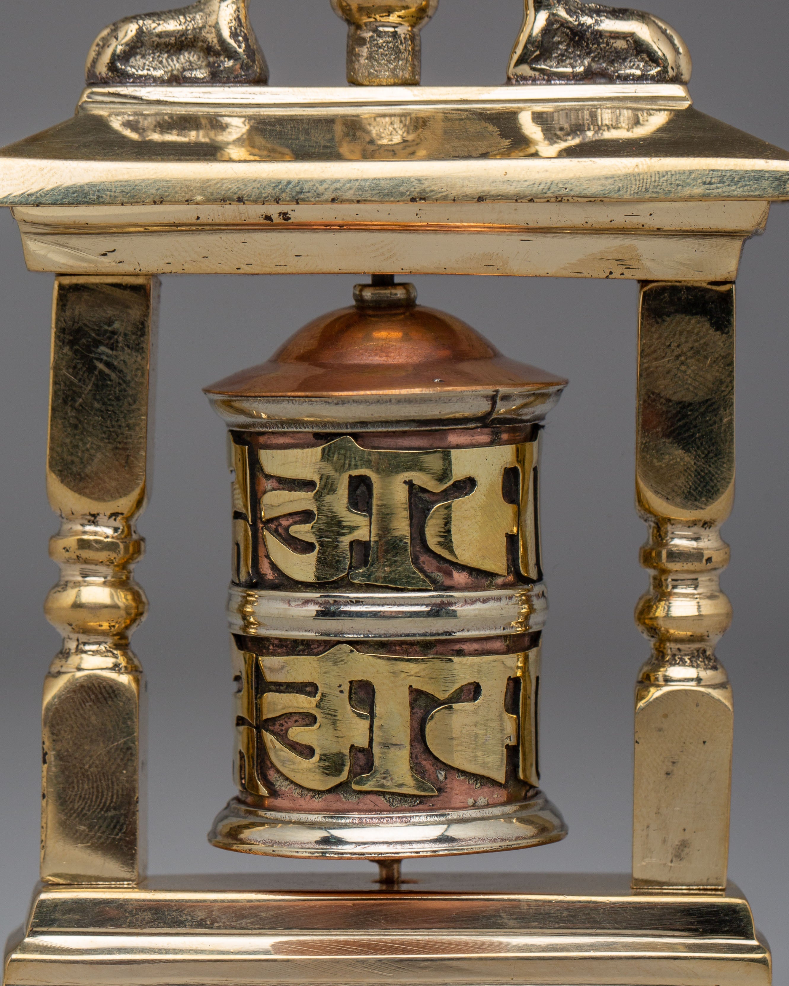 Scared Tibetan Prayer Wheel | Handcrafted Spiritual Tool for Meditation