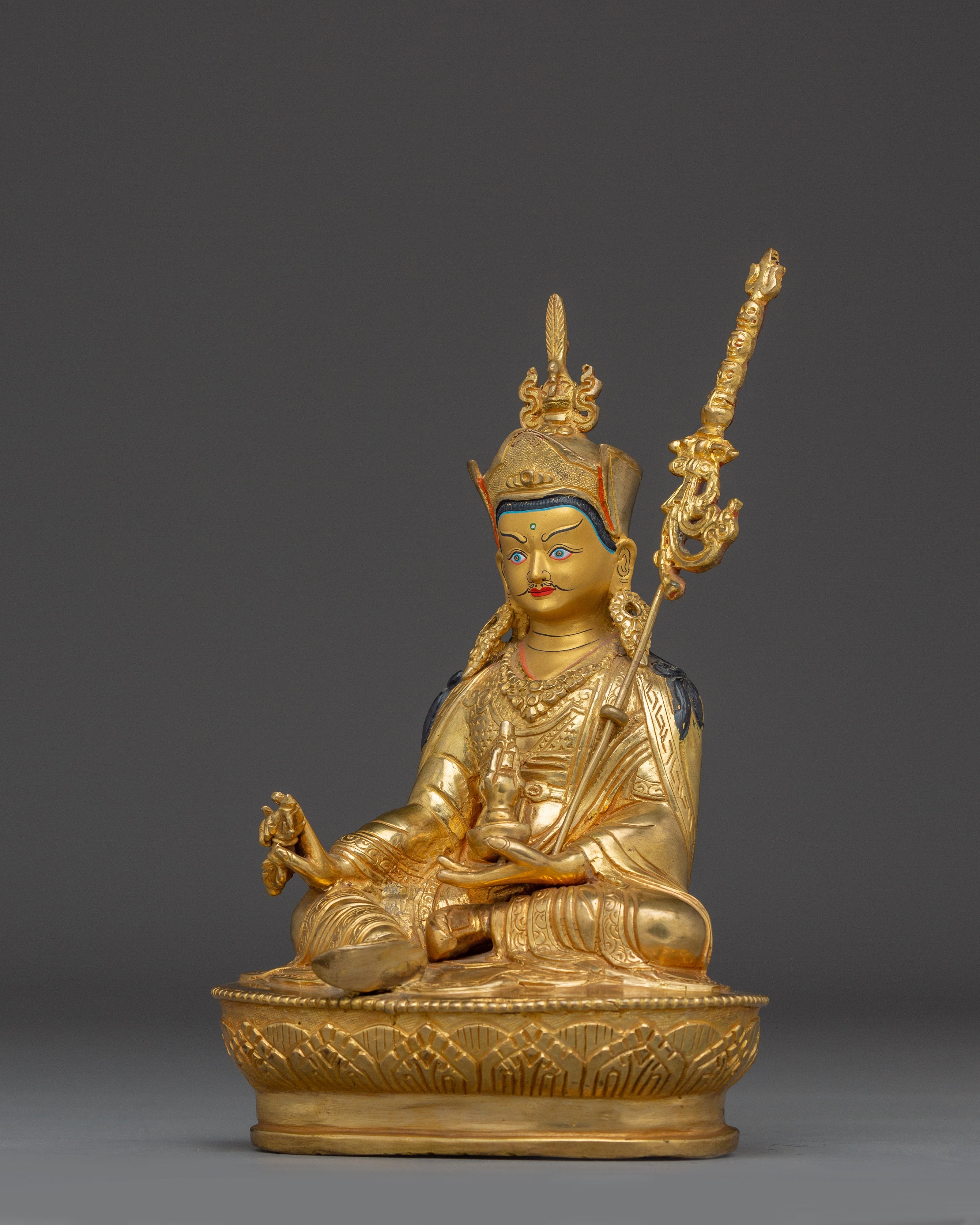 Tibetan Meditating Lord Padmasambhava Art | Buddha of Spiritual Enlightenment