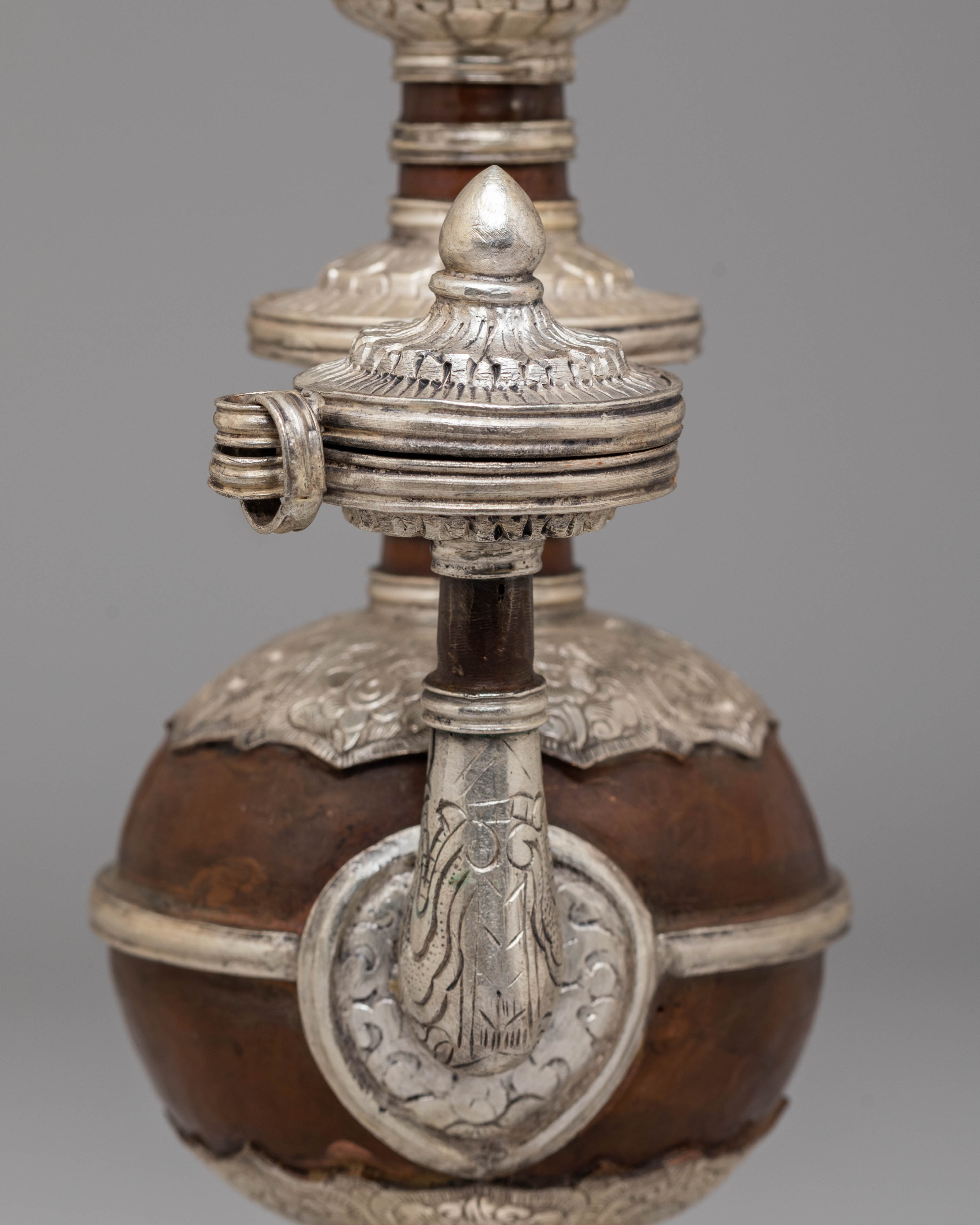 Handcrafted Buddhist Tea Pot Art | Tibetan Ritual Teapot