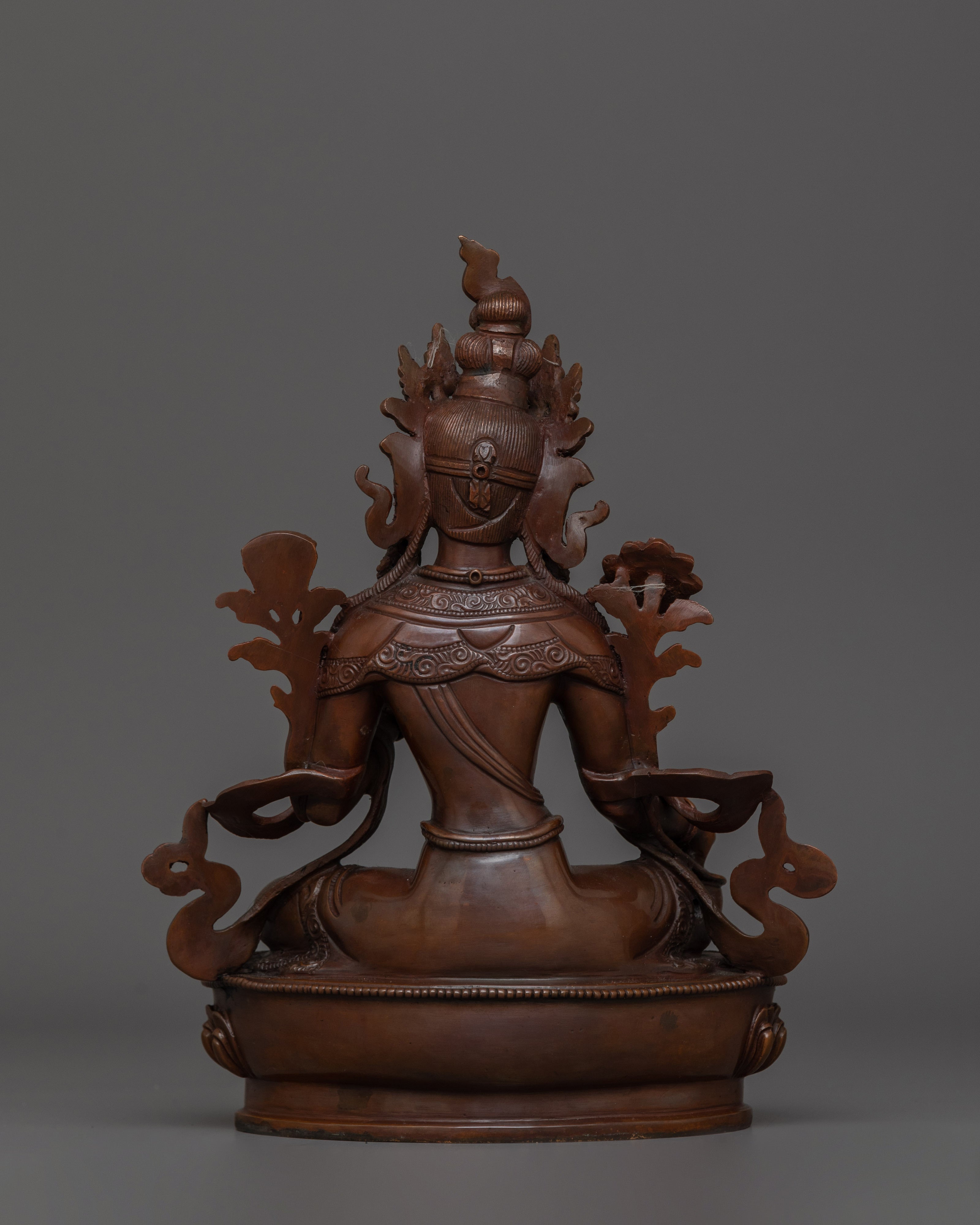 Traditional Figurine of Green Tara | Mother of Liberation