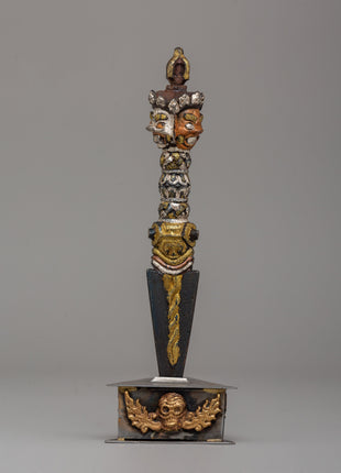 Ritual Dagger Phurba Tibetan Artwork | Energy Cleansing Craftsmanship