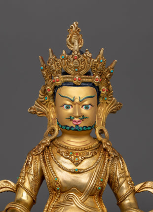 Dzambhala Kuber Buddhist Deity Statue | Wealth Guardian Sculpture